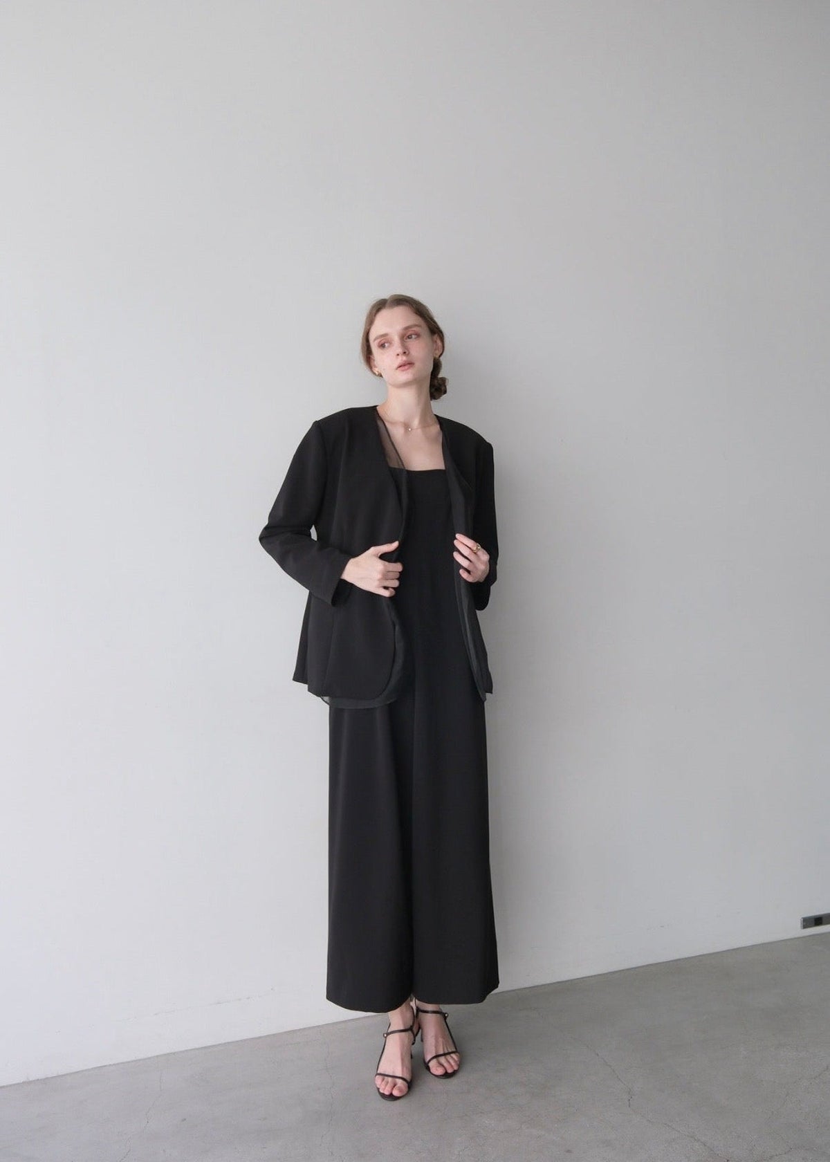 (即納)Lady organdy layered jacket