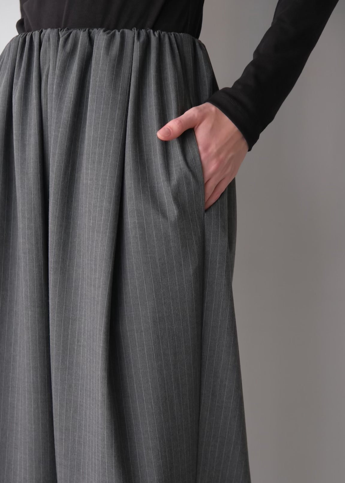 (Pre order) Tuck gather easy pants