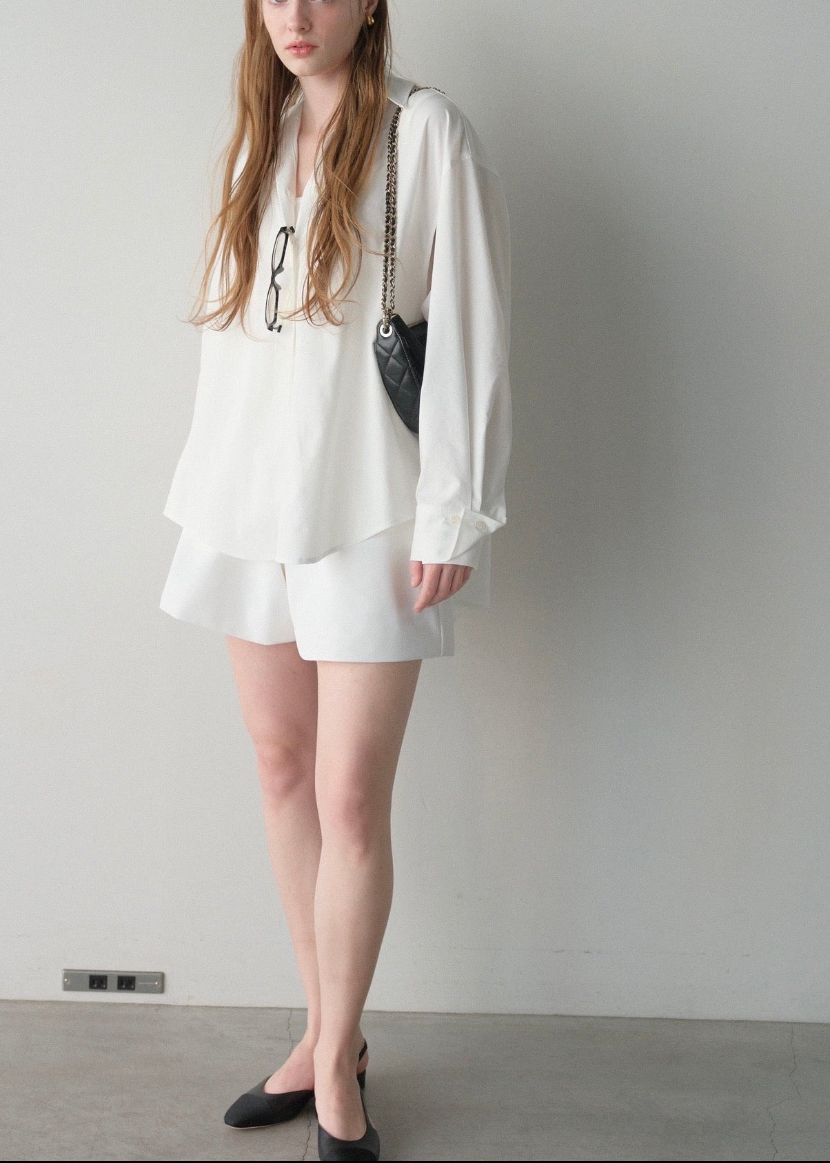 【2nd Pre order】撥水 Otona short pants / white