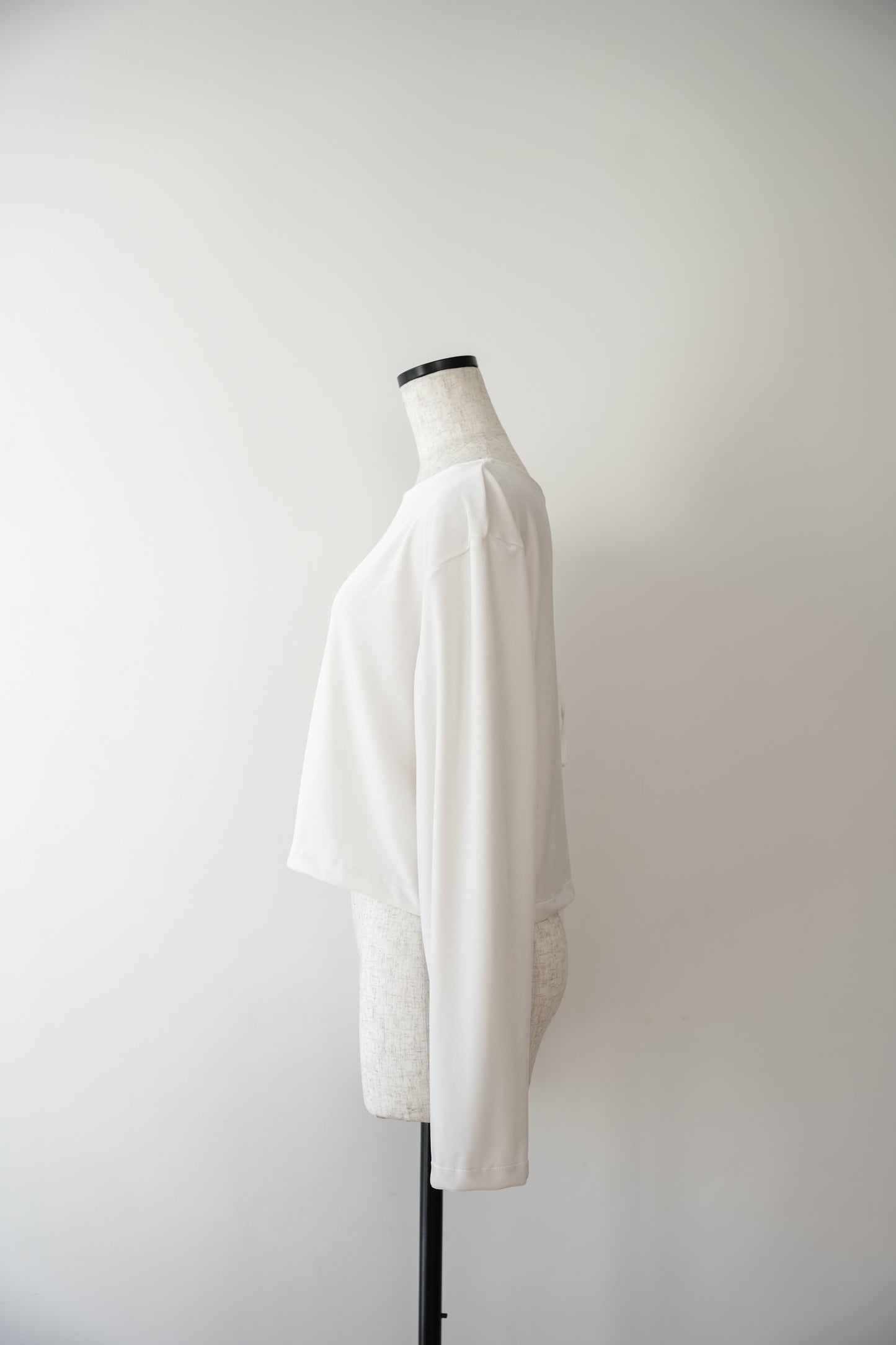 【予約】Konare velour tops (White)