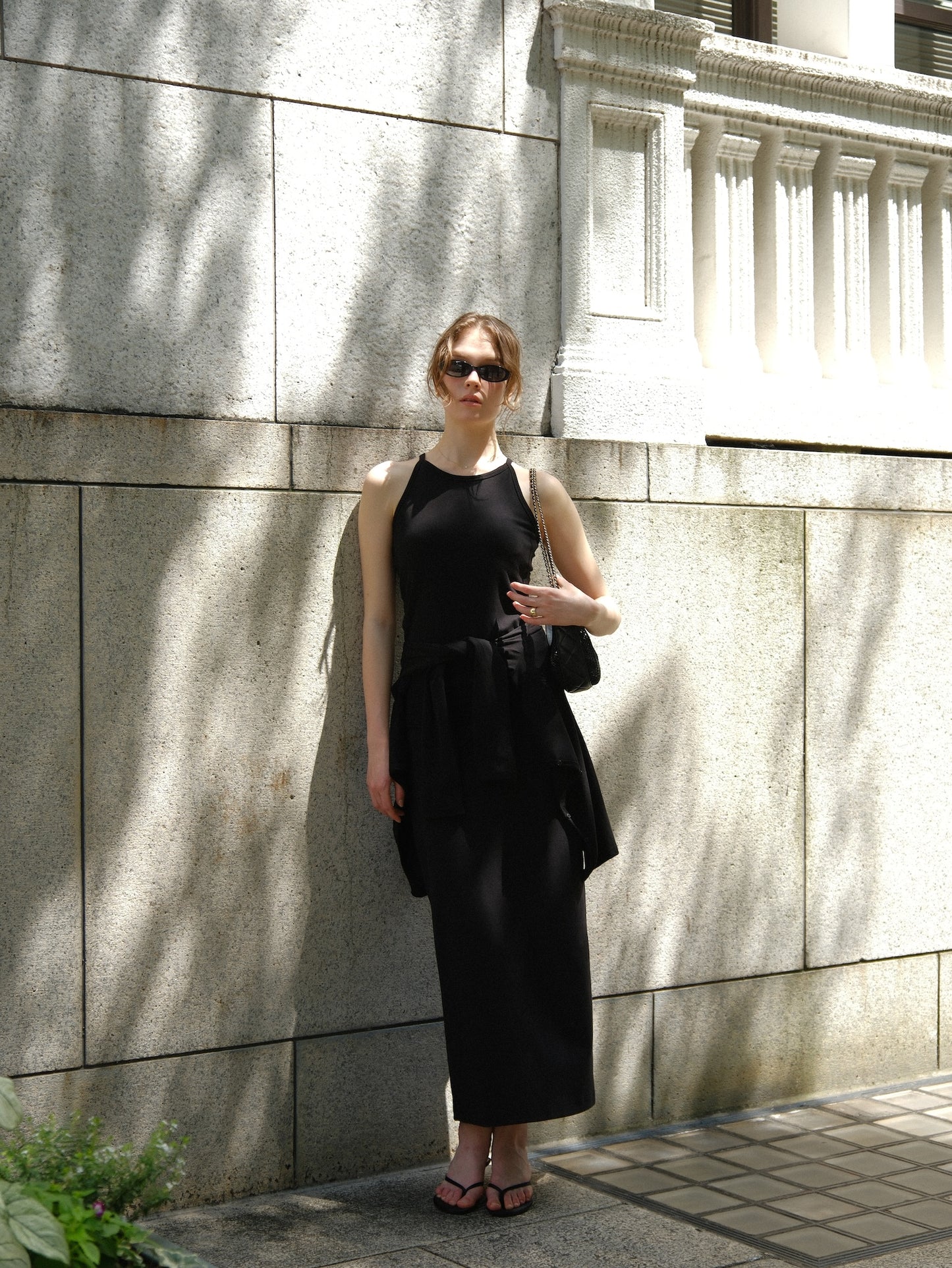 【coming soon】Lady cutsew 3piece -Black