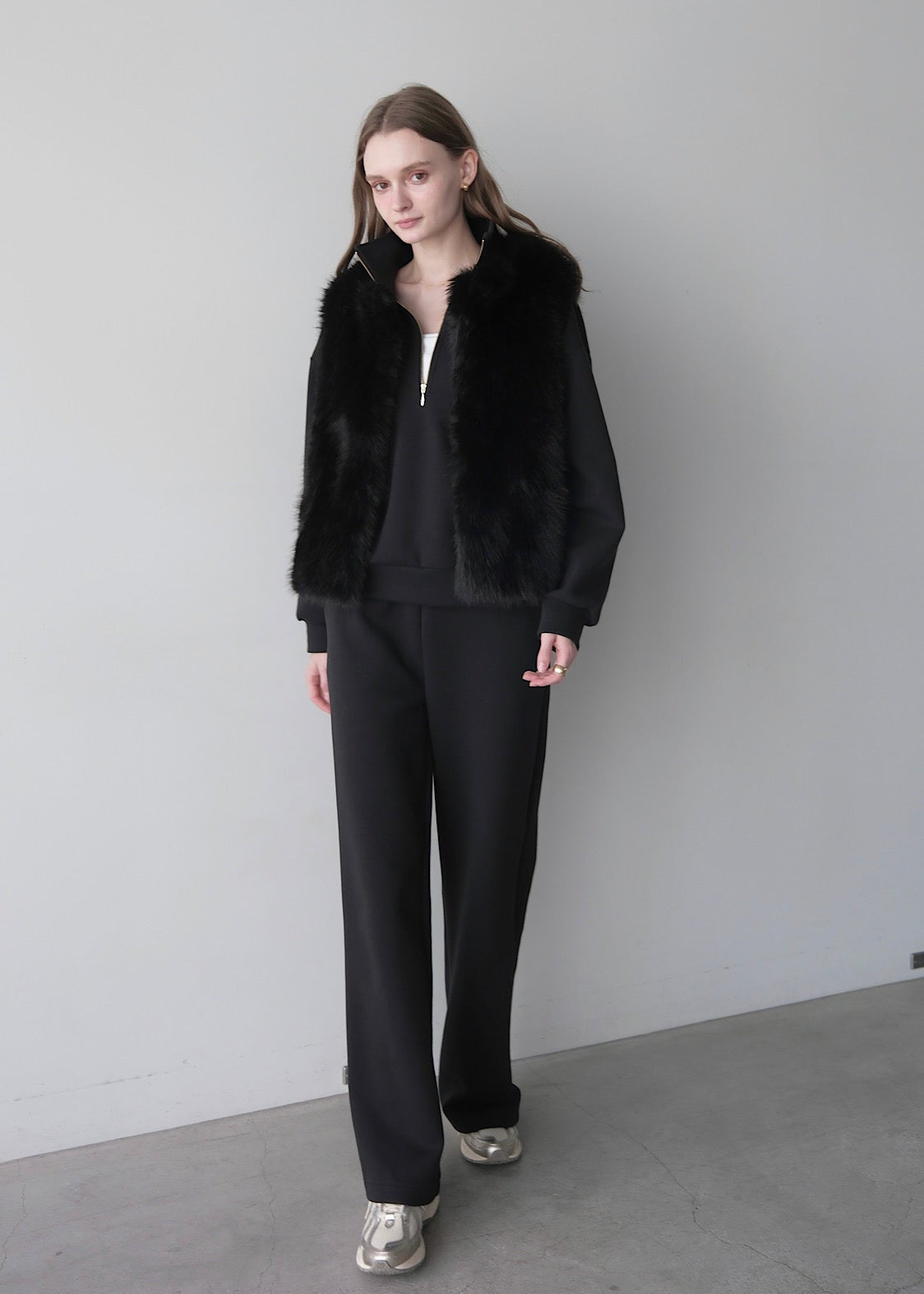 Eco fur vest