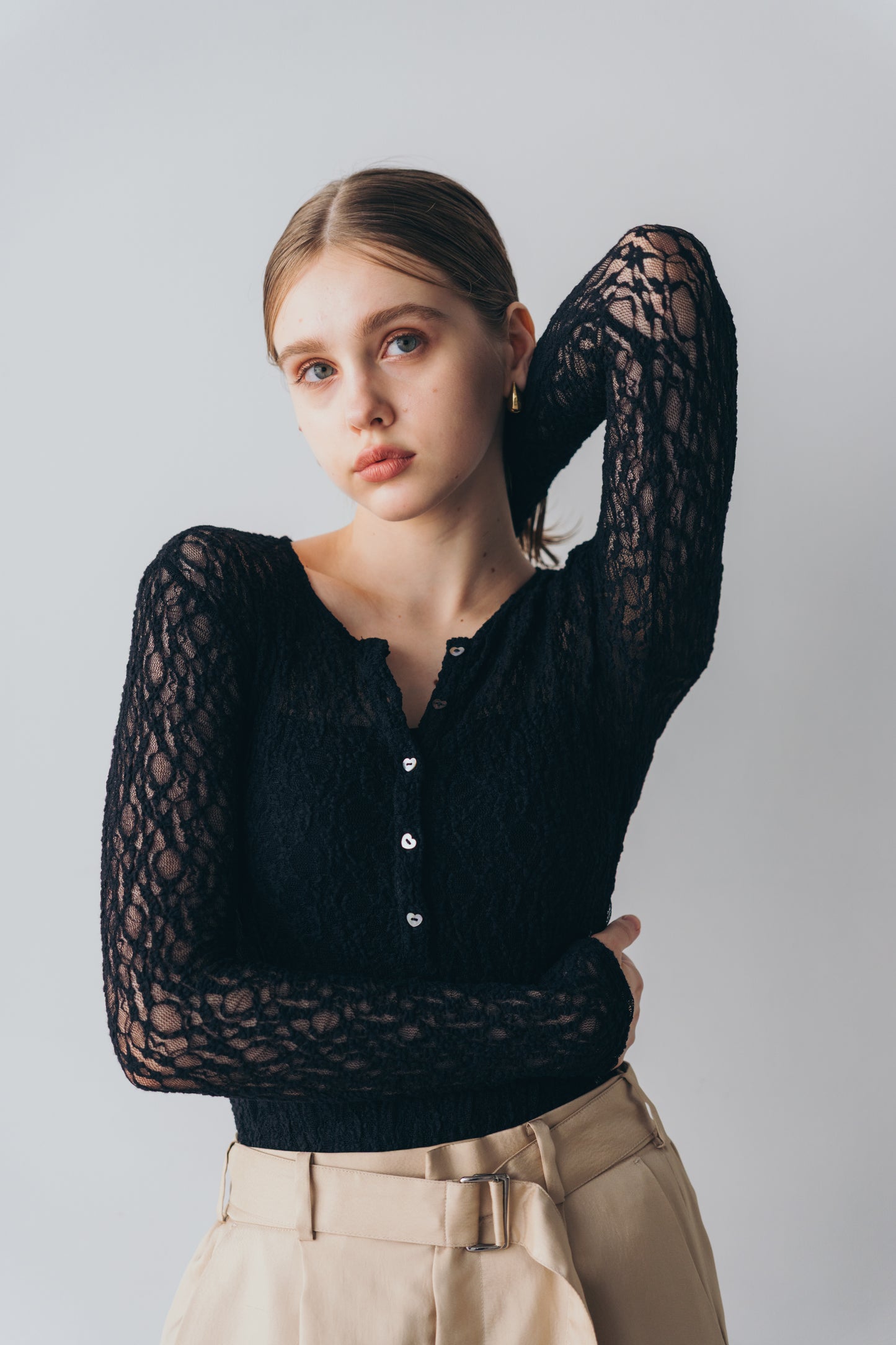 Lace body suit - Black