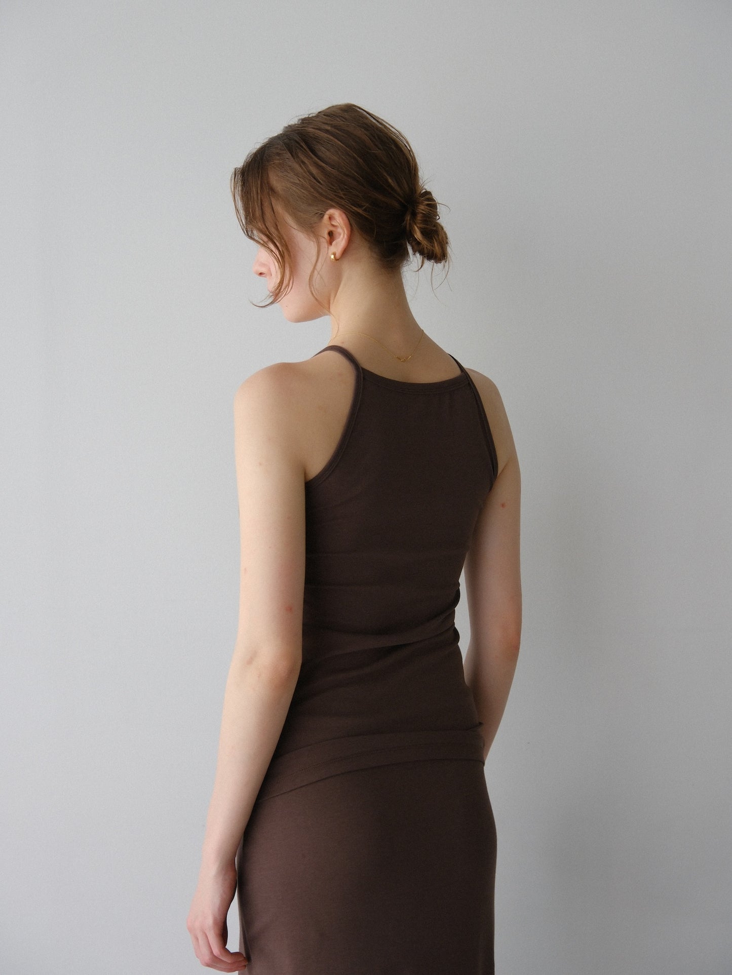 【coming soon】Lady cutsew 3piece -Brown