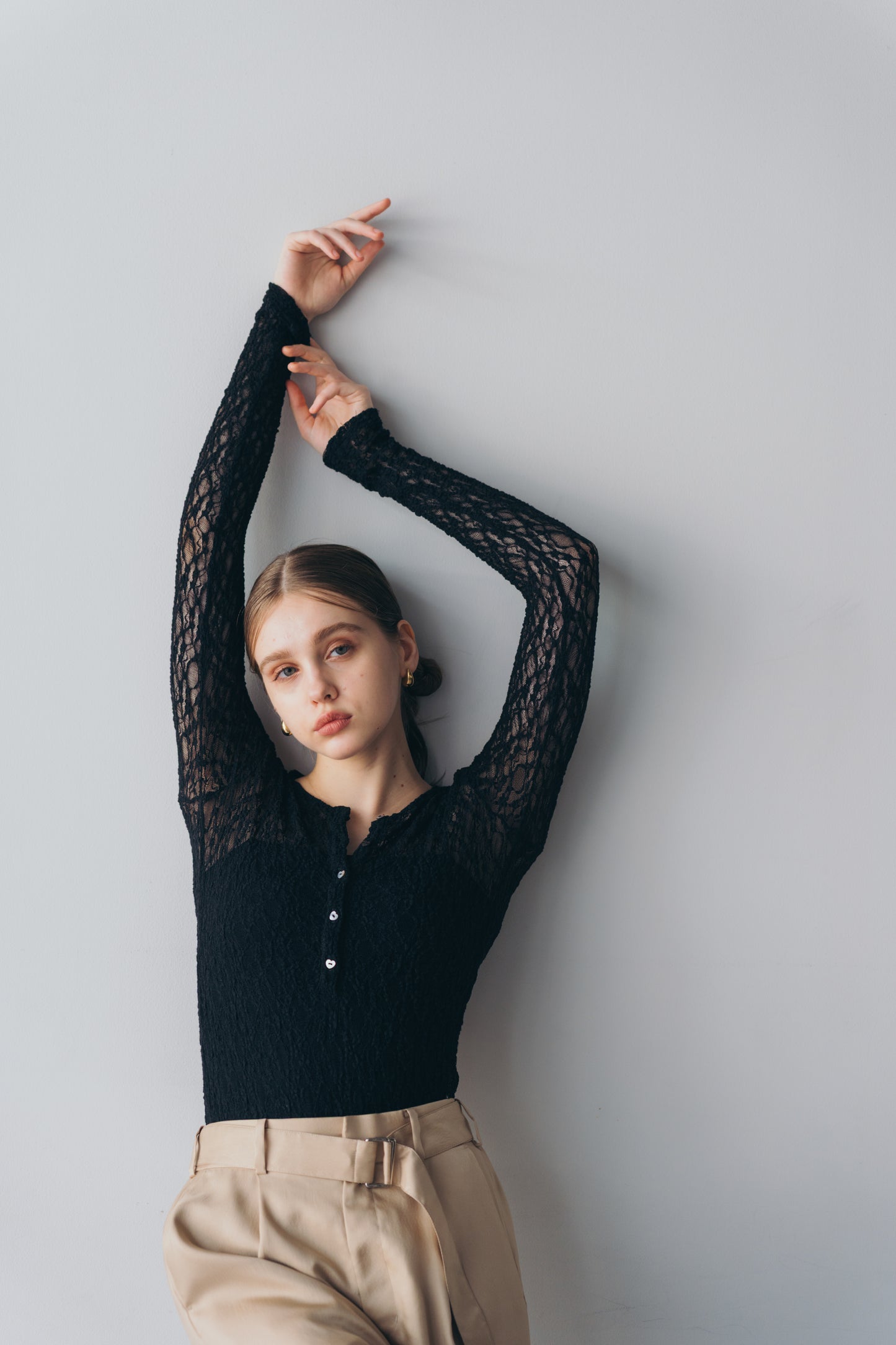 Lace body suit - Black