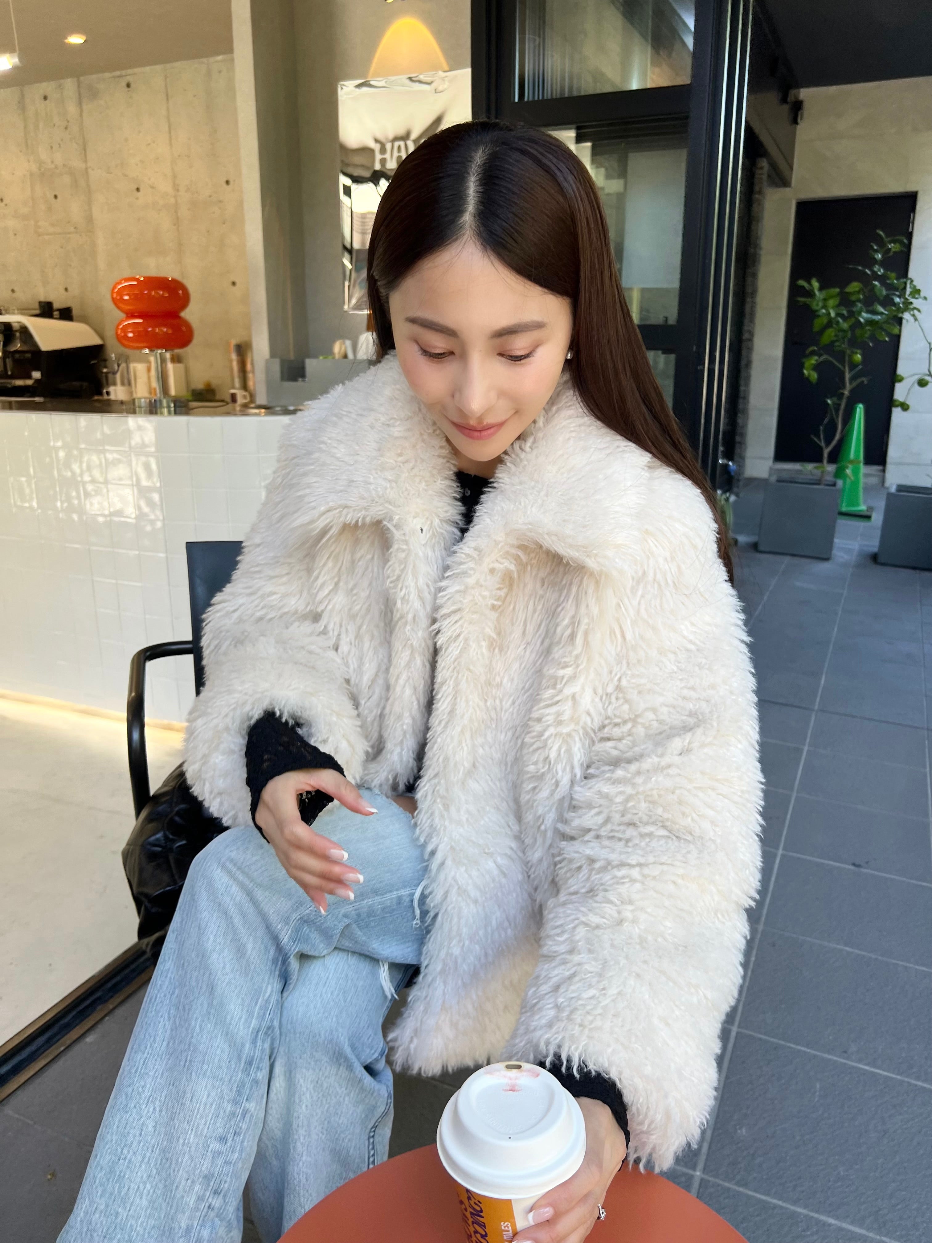 【Pre order】 Eco Fur coat