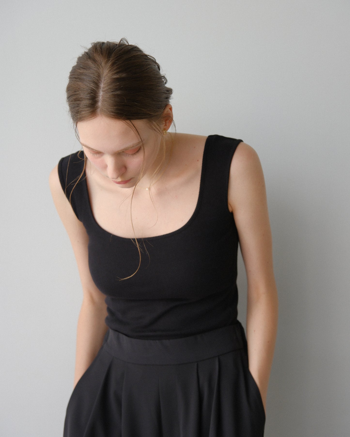 2way Thank top - black
