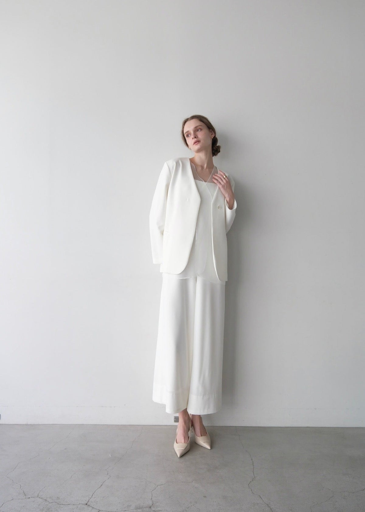 (即納)Lady organdy layered jacket