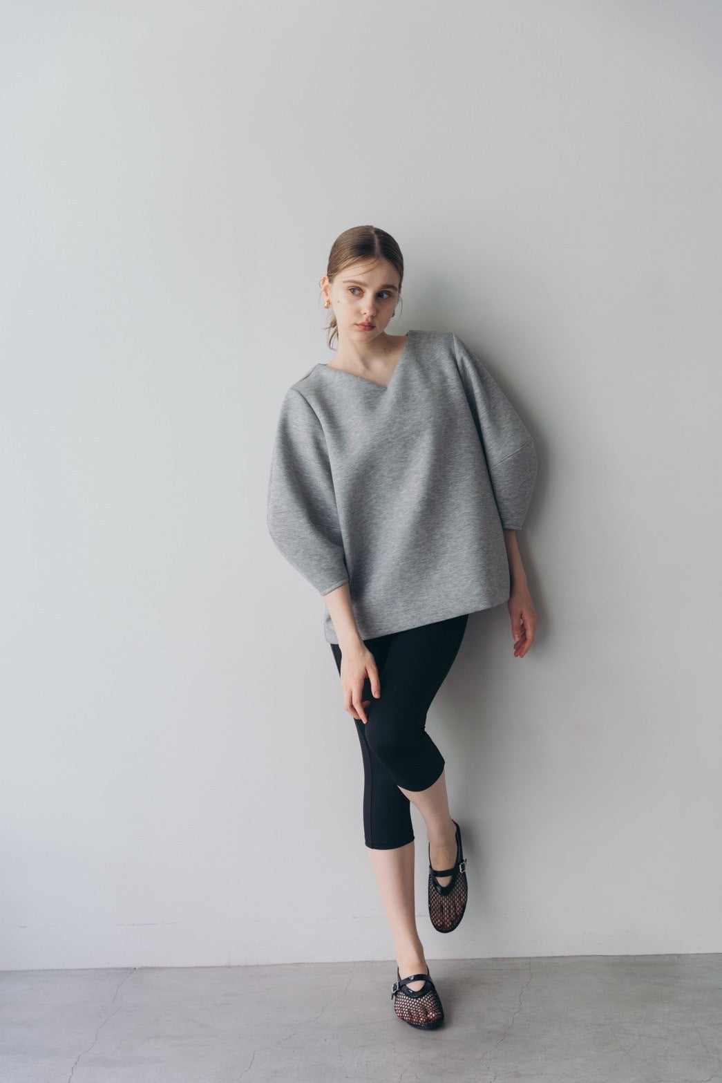 Lady puff tunic - Gray