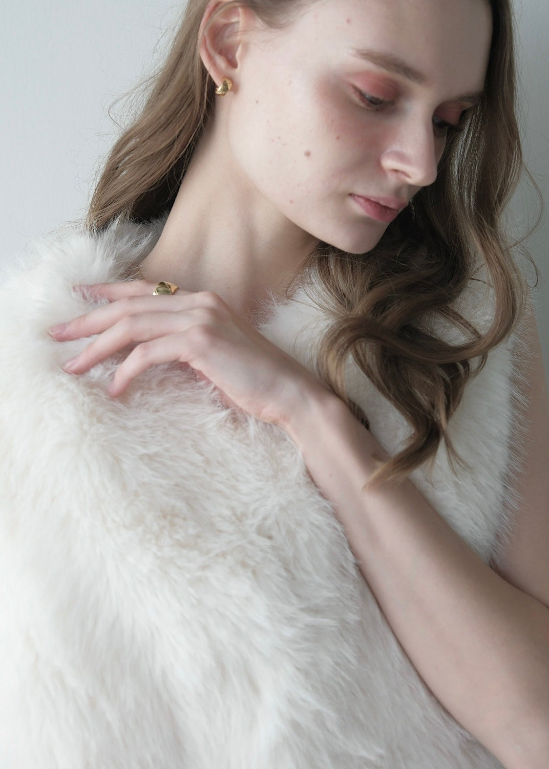 Eco fur vest