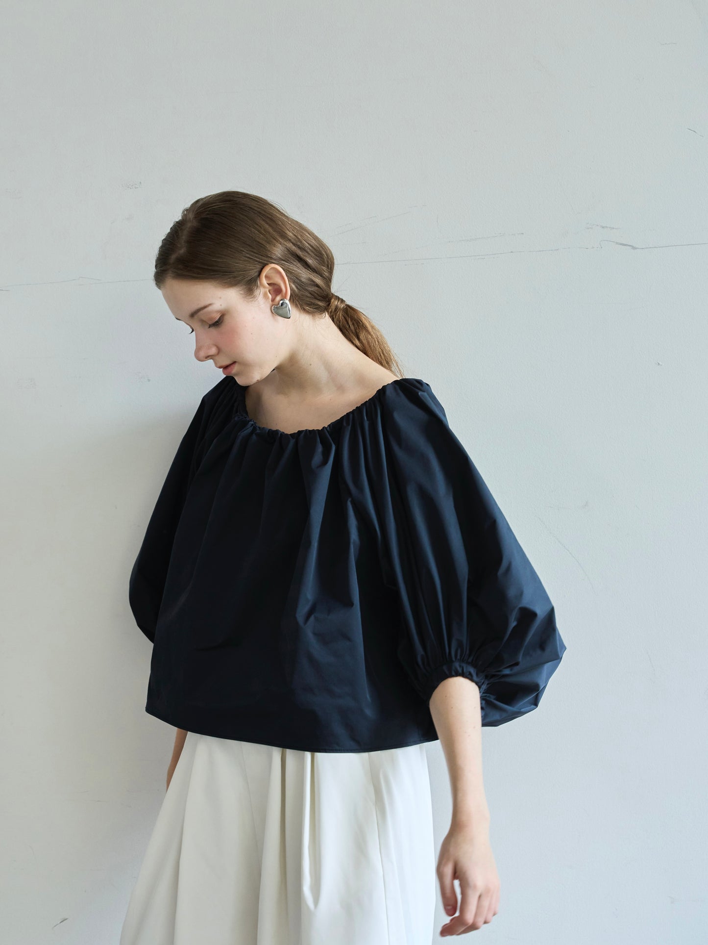 【予約】Otona whip off shoulder(Black)