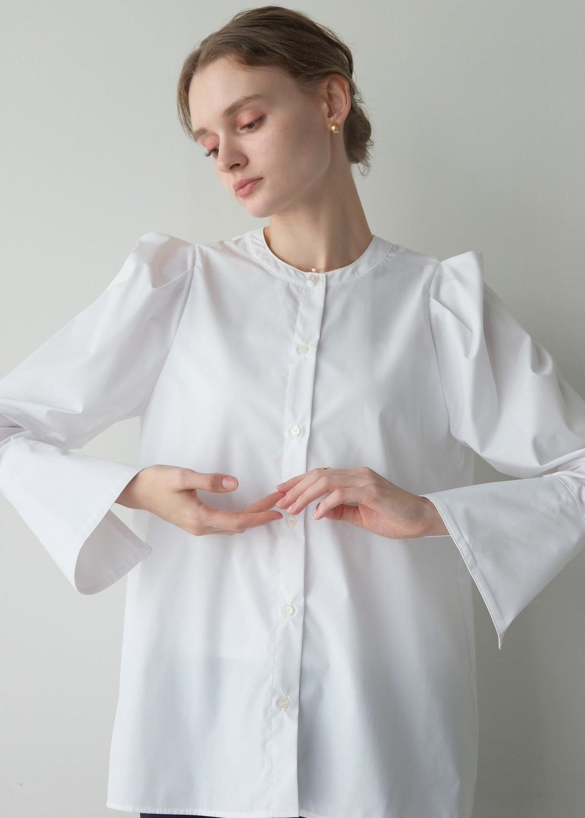 【Pre order】 2way Lady blouse