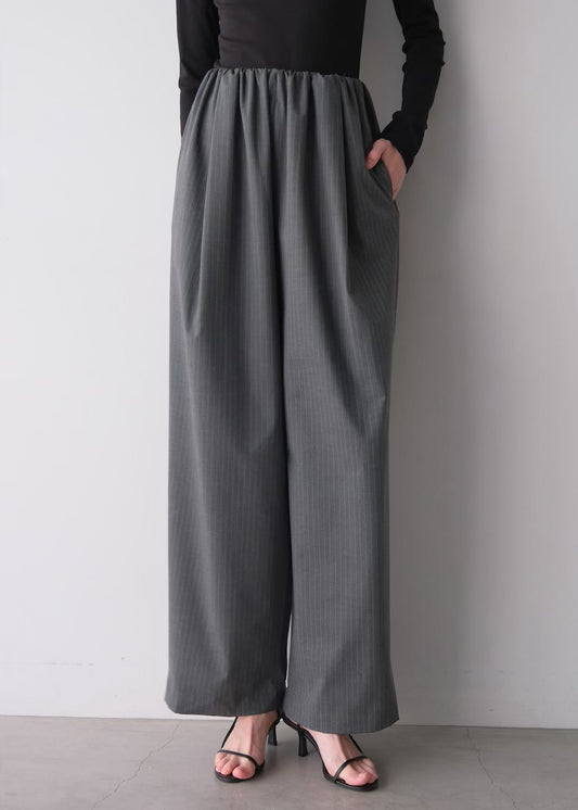 Tuck gather easy pants