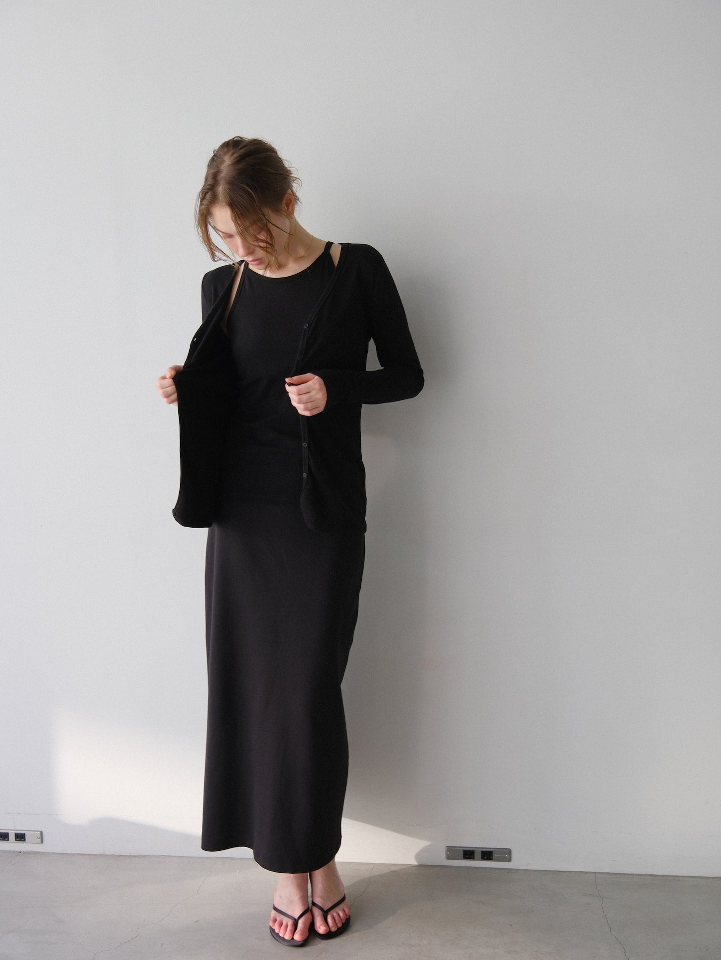 【coming soon】Lady cutsew 3piece -Black
