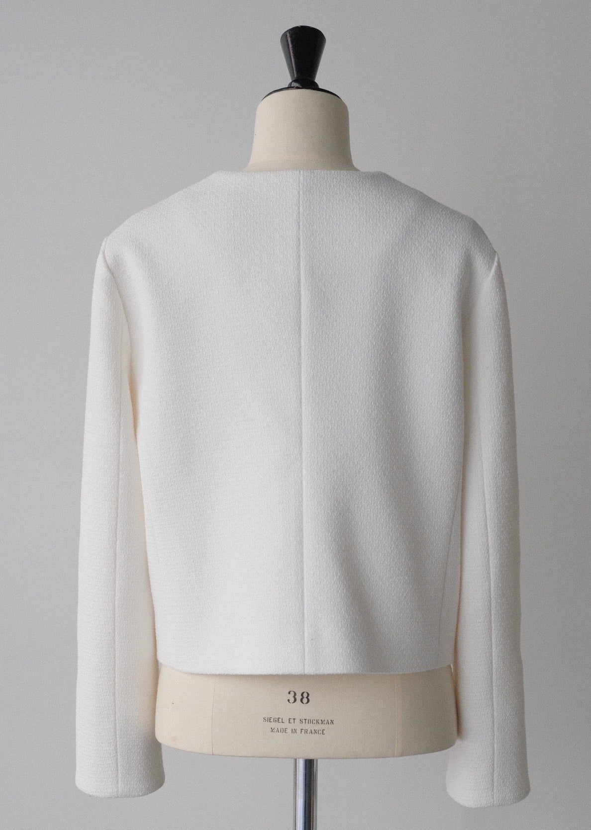【即納】 CARLA Tweed jacket / White