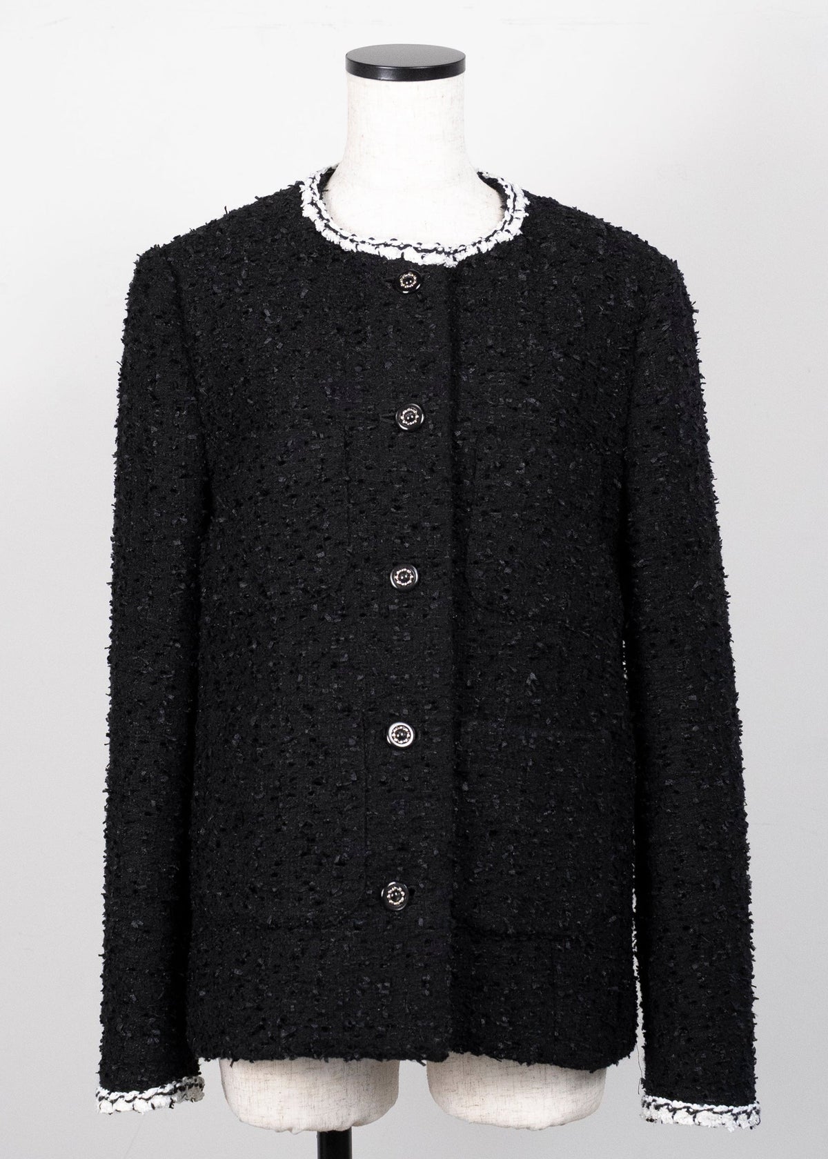 CARLA Tweed jacket / Black