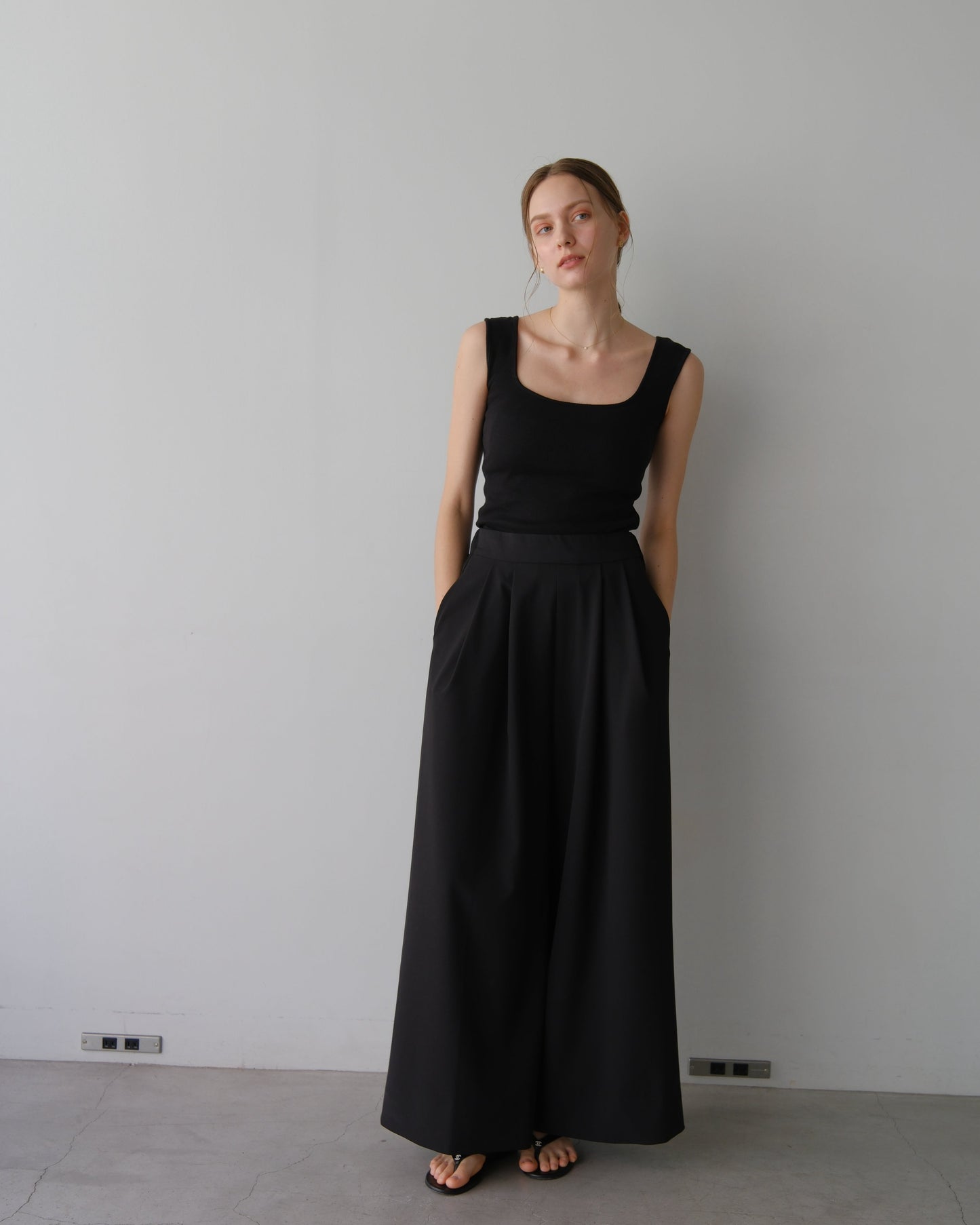 2way Thank top - black