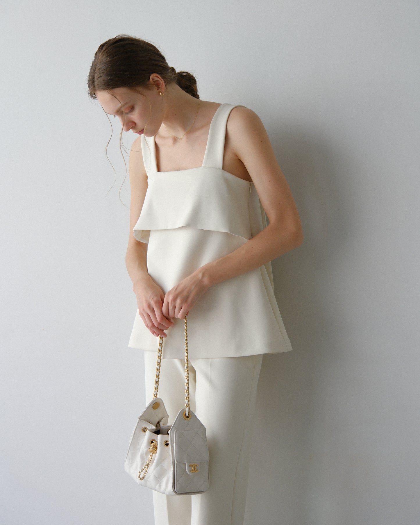 Biraku bustier tops (White)