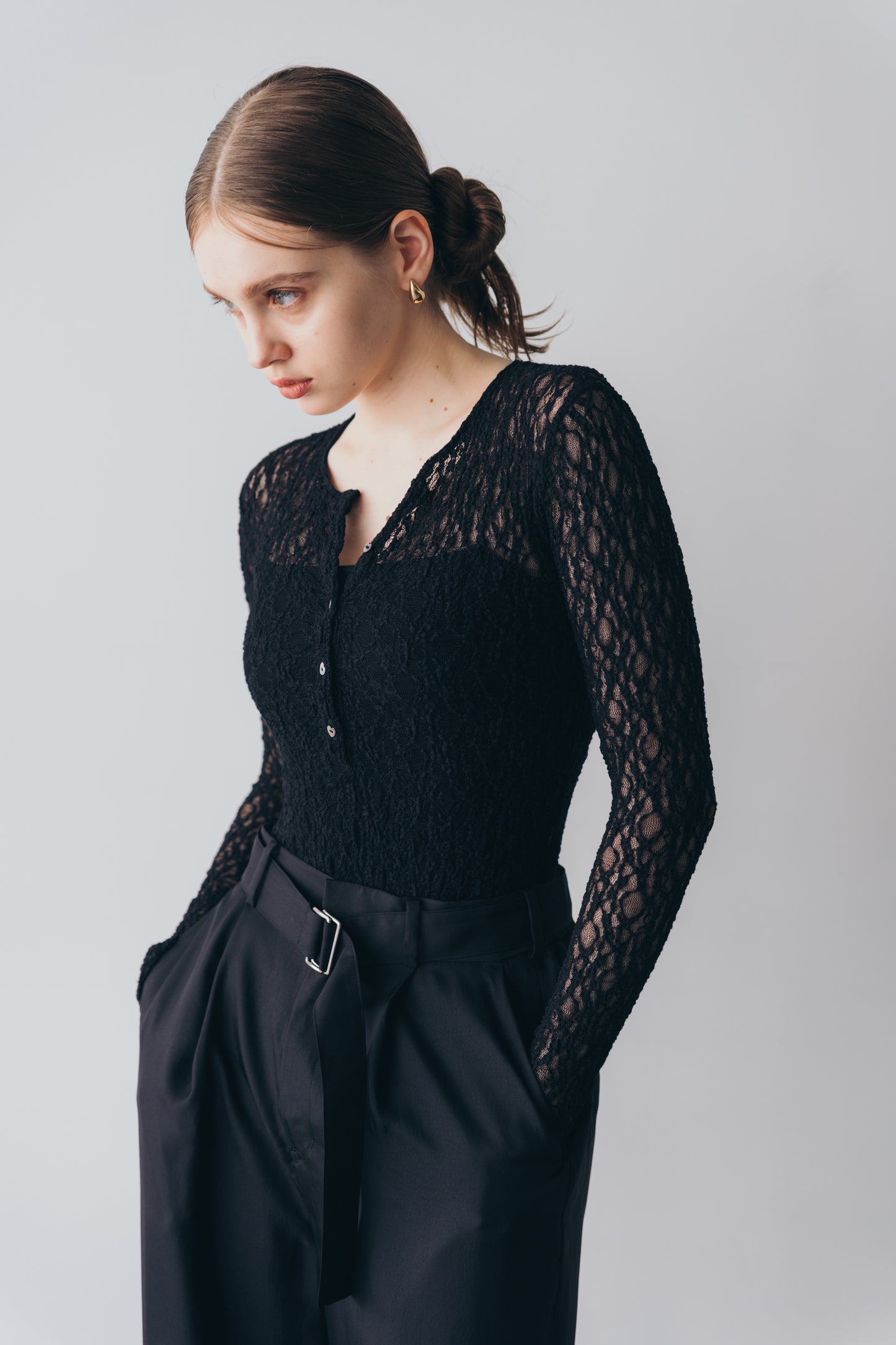 Lace body suit - Black