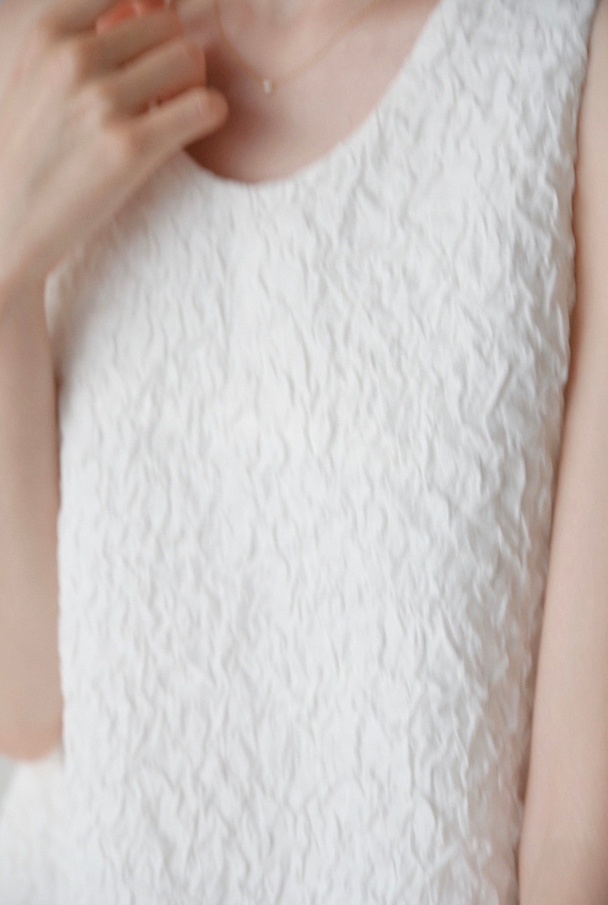 Bright jacquard dress