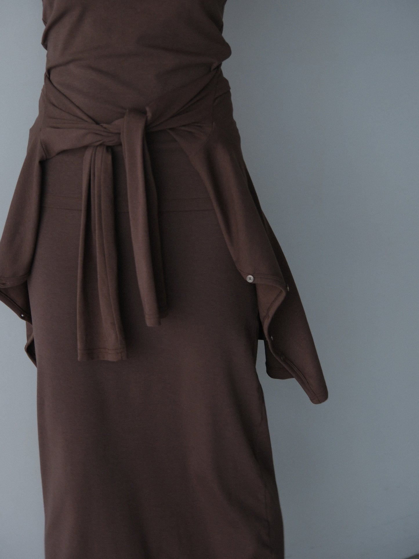 【coming soon】Lady cutsew 3piece -Brown