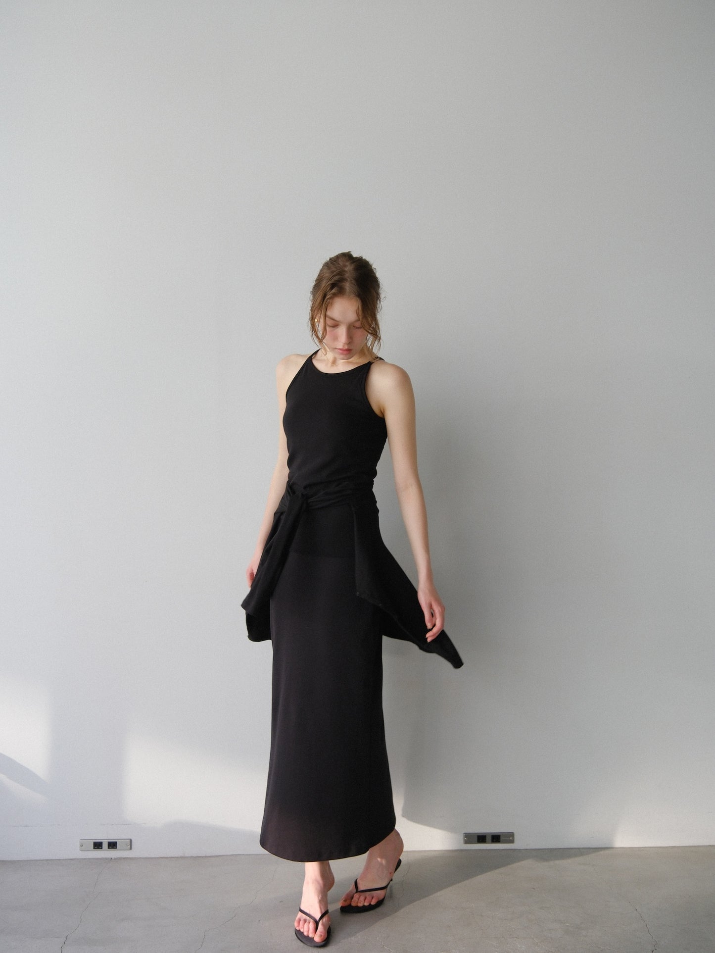 【coming soon】Lady cutsew 3piece -Black
