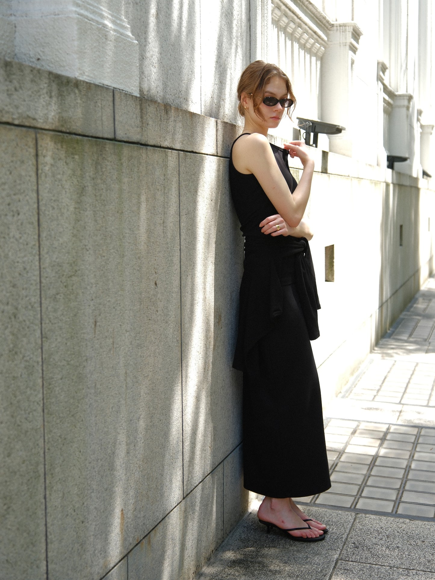 【coming soon】Lady cutsew 3piece -Black