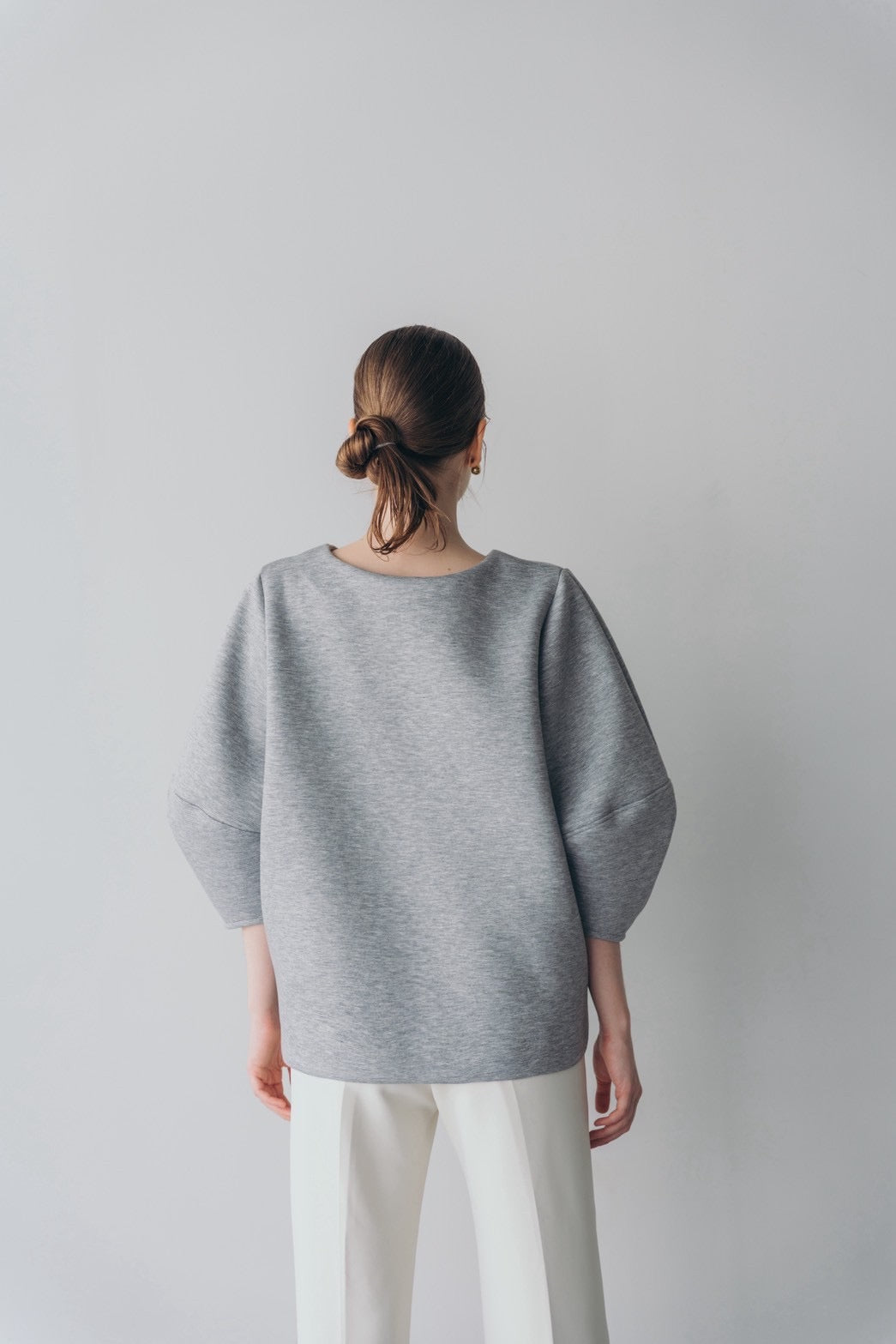 Lady puff tunic - Gray