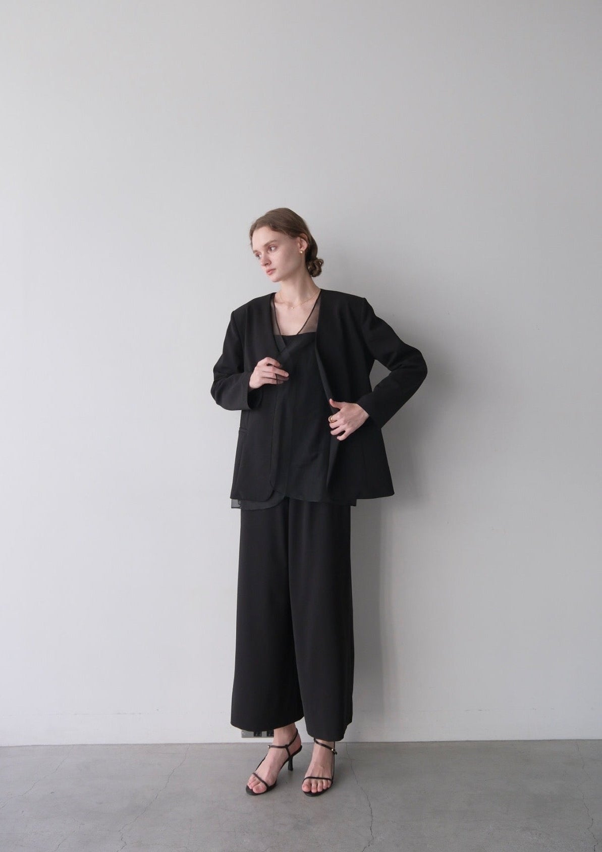 (即納)Lady organdy layered jacket