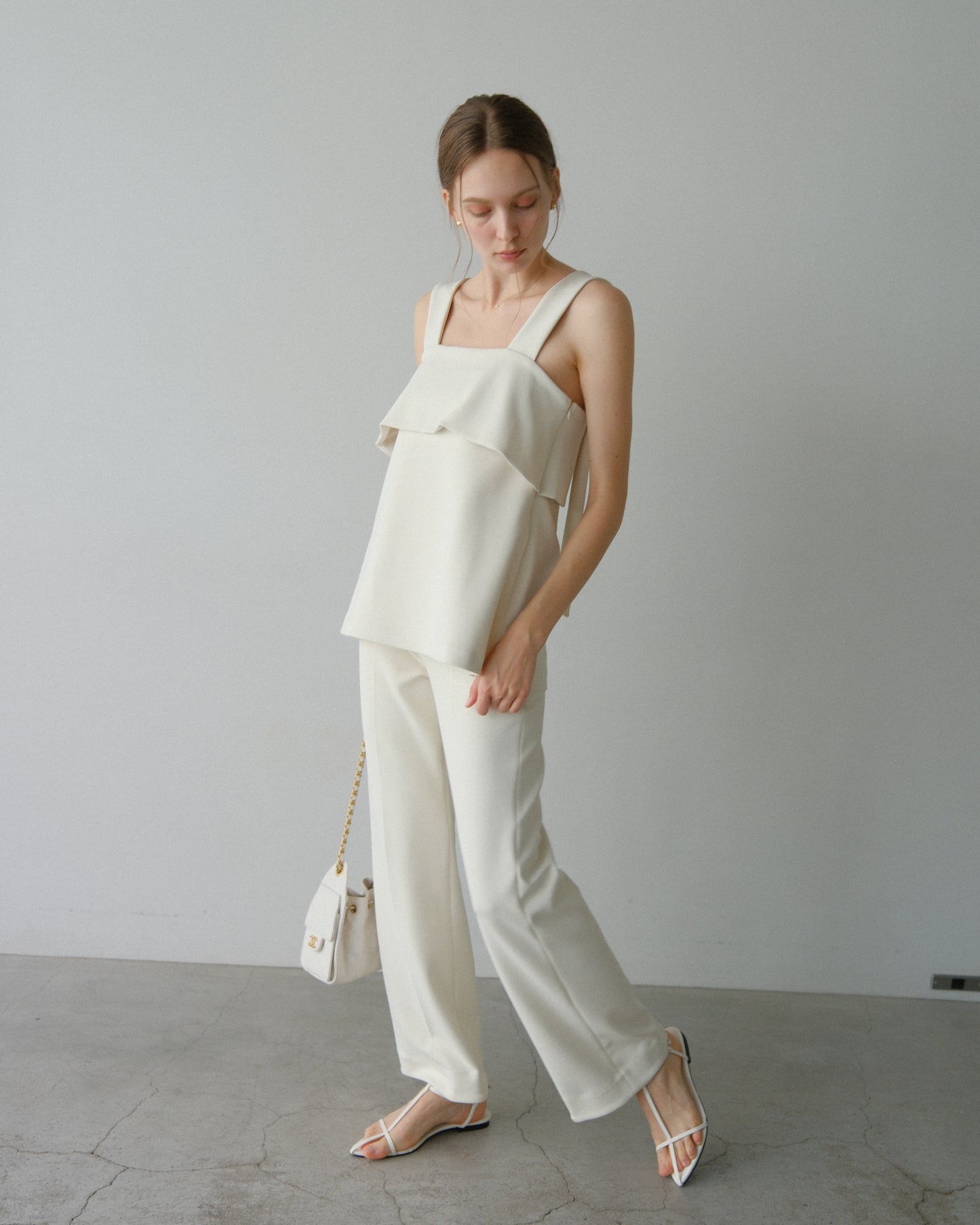 Biraku bustier tops (White)