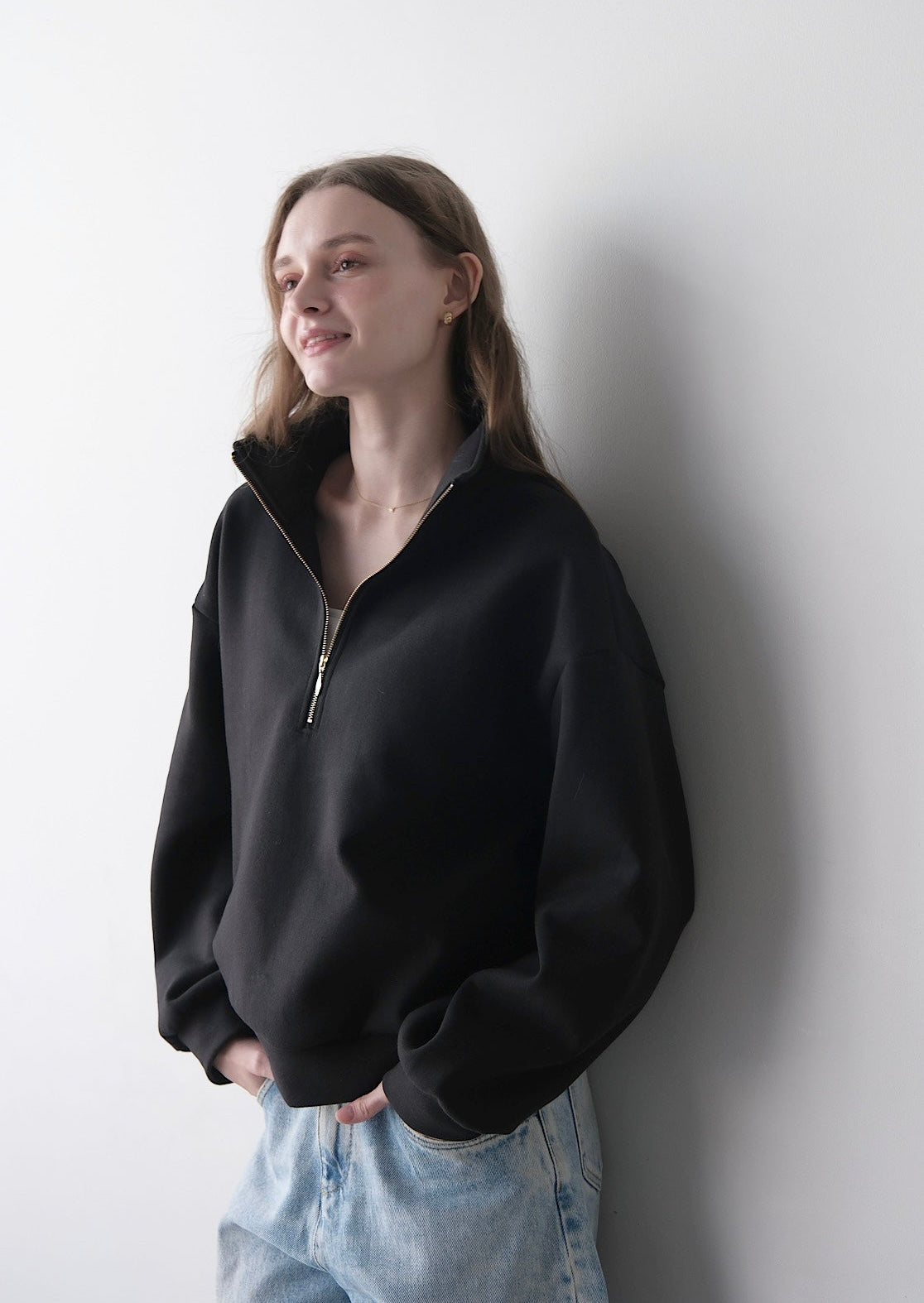 (Pre order) Rich half zip