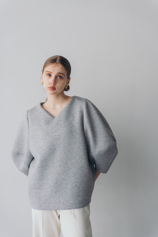 Lady puff tunic - Gray