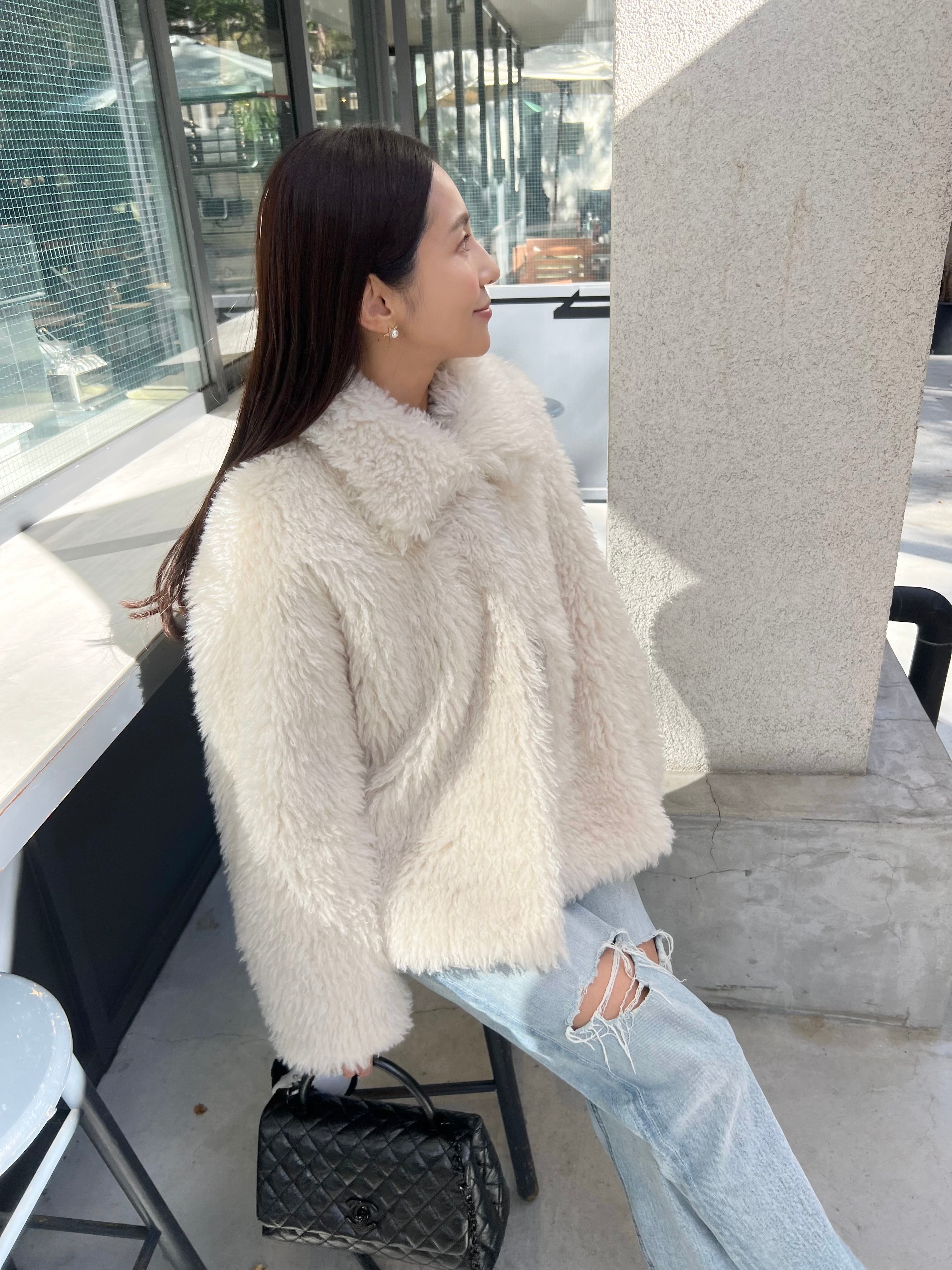 Pre order】 Eco Fur coat – CARLA