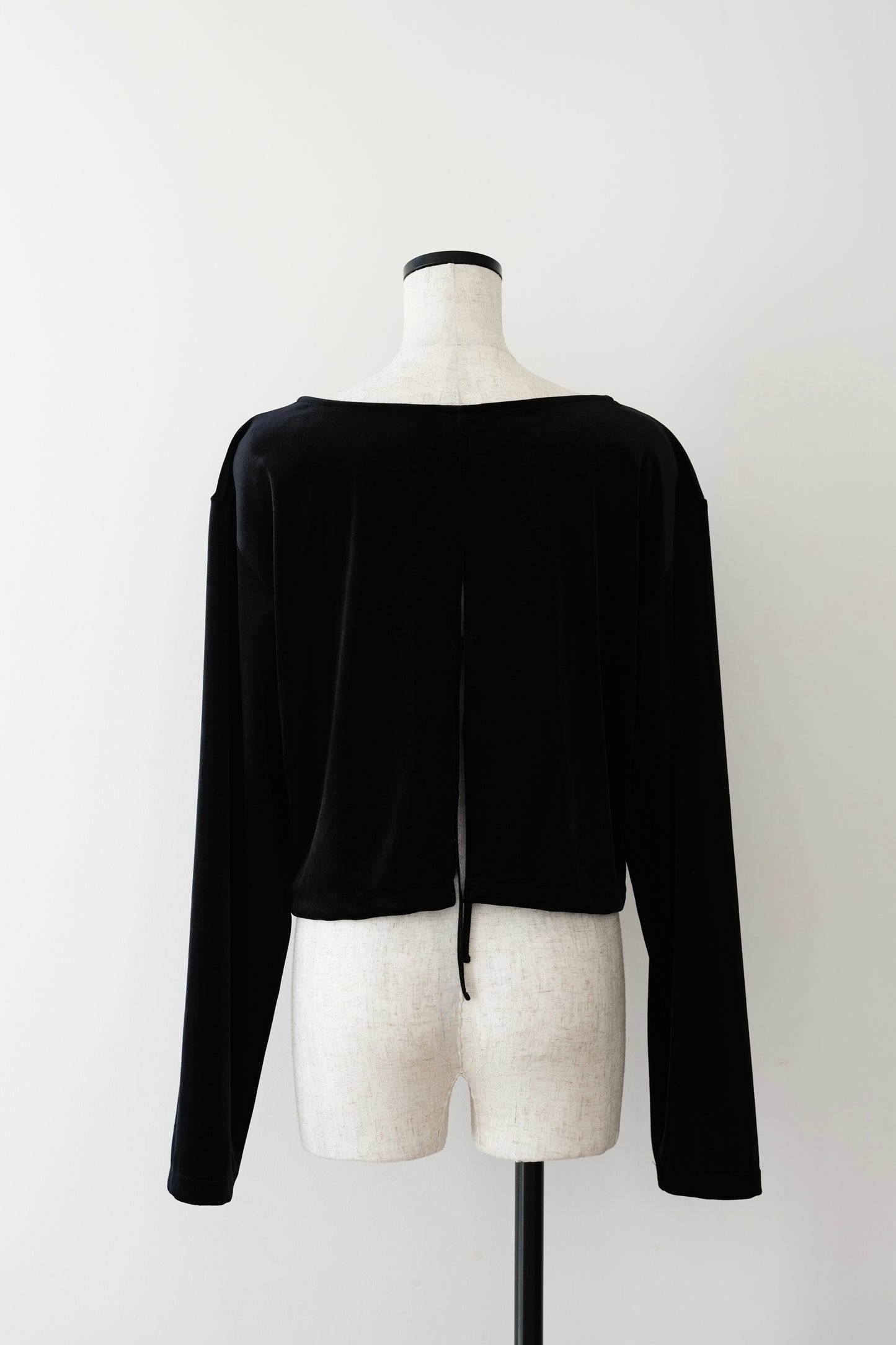 【予約】Konare velour tops (Black)