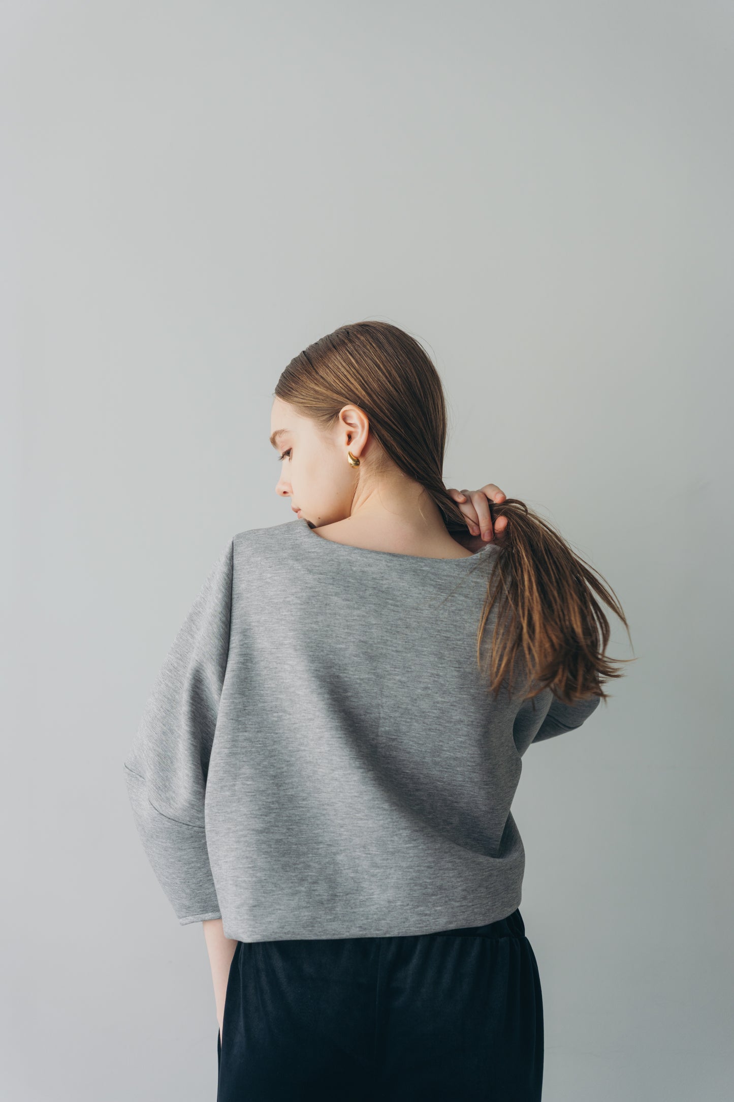 Lady puff tops - Gray