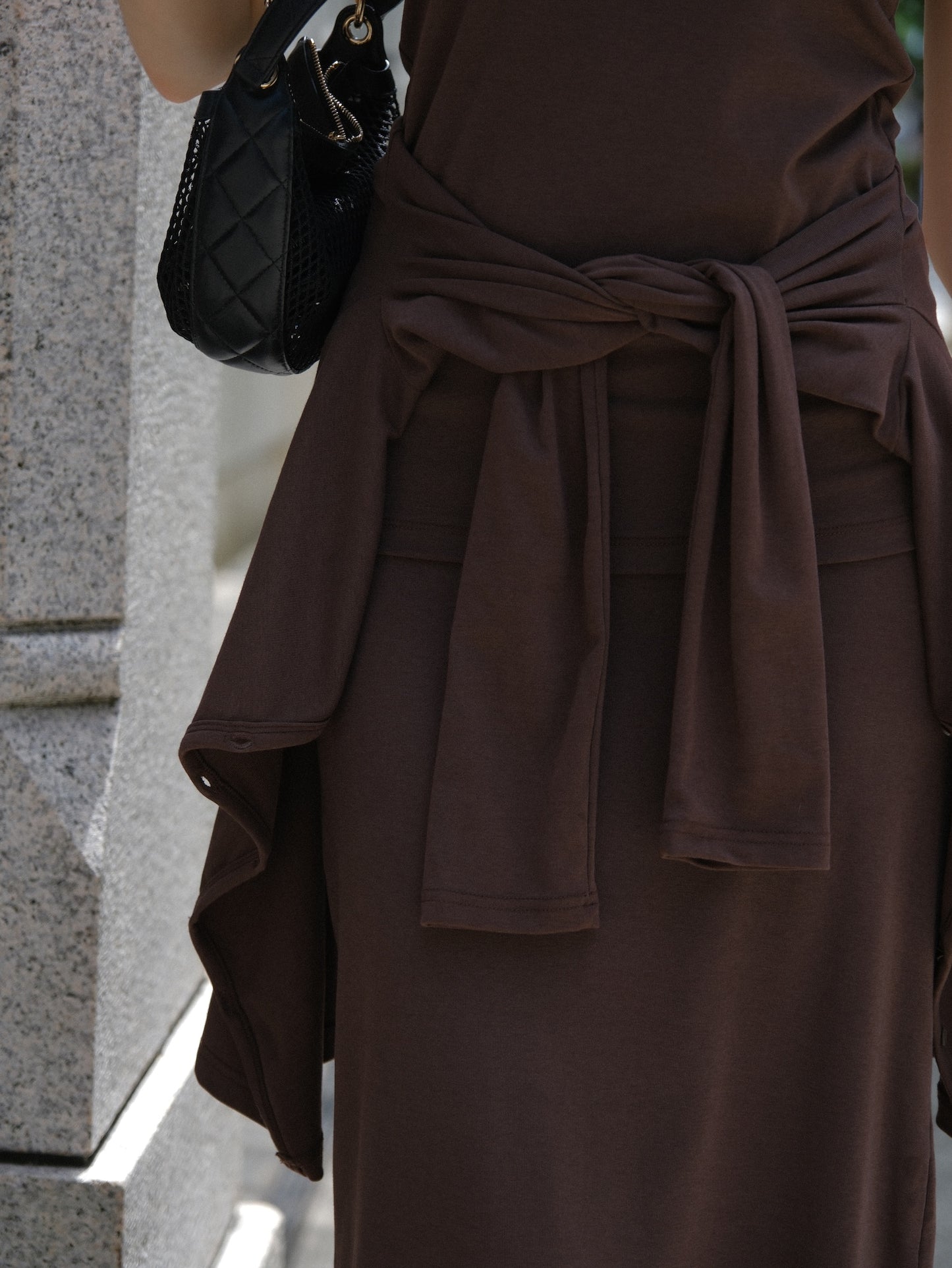 【coming soon】Lady cutsew 3piece -Brown