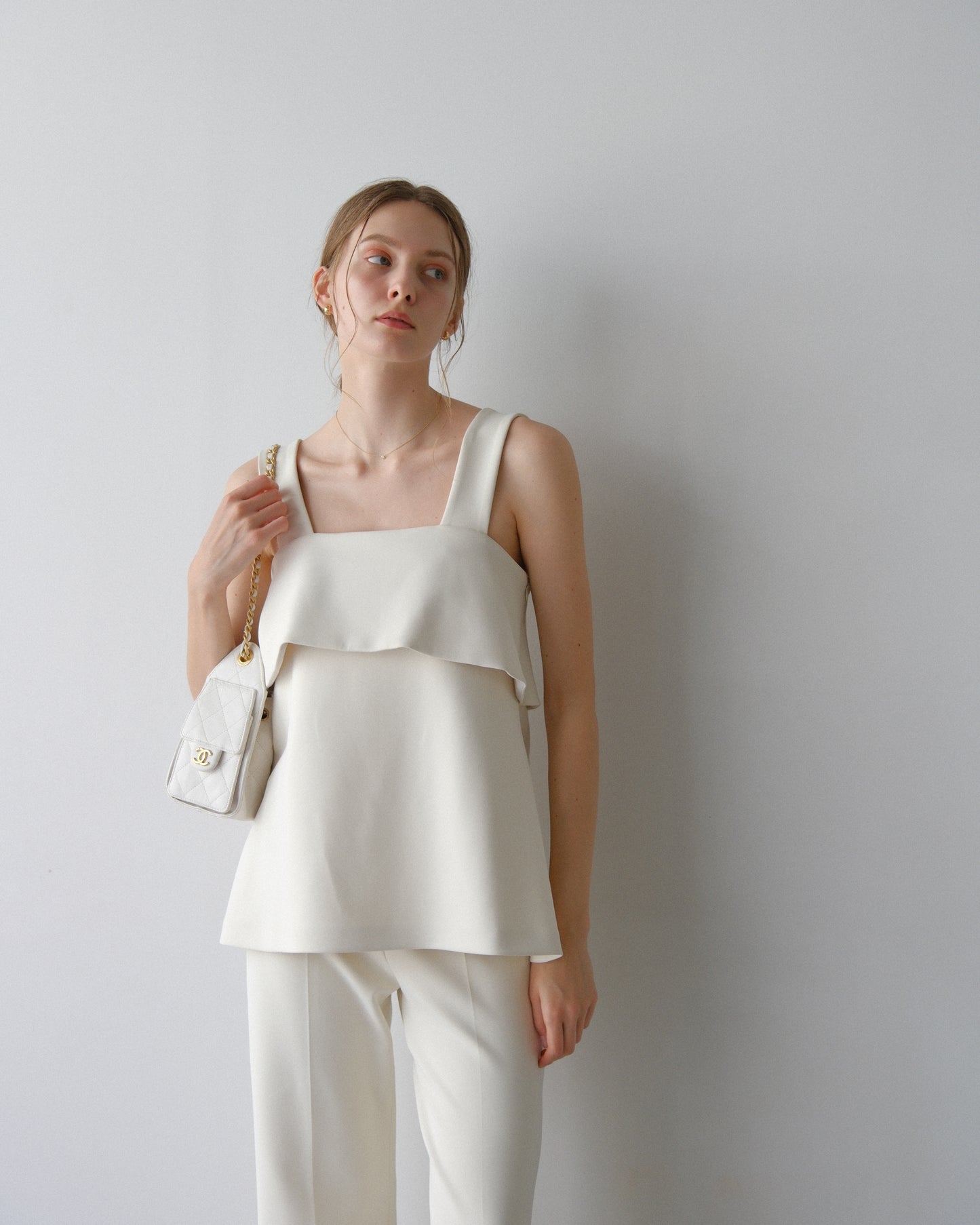Biraku bustier tops (White)