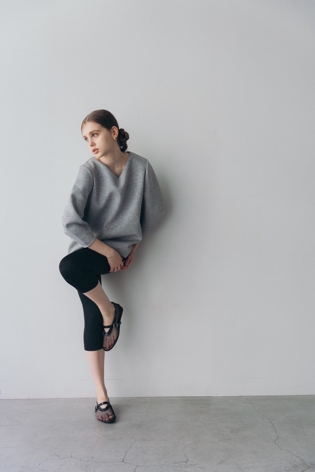 Lady puff tunic - Gray