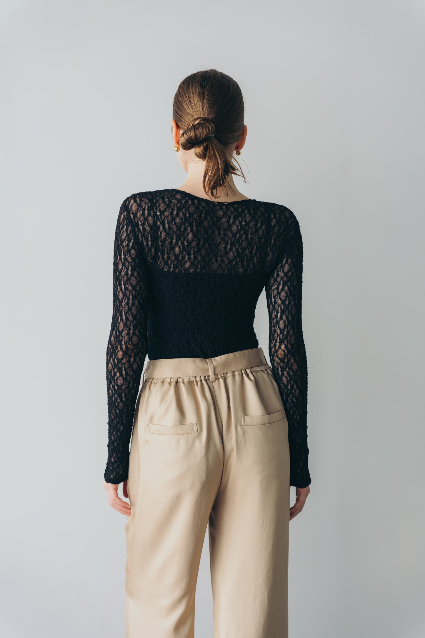 Lace body suit - Black