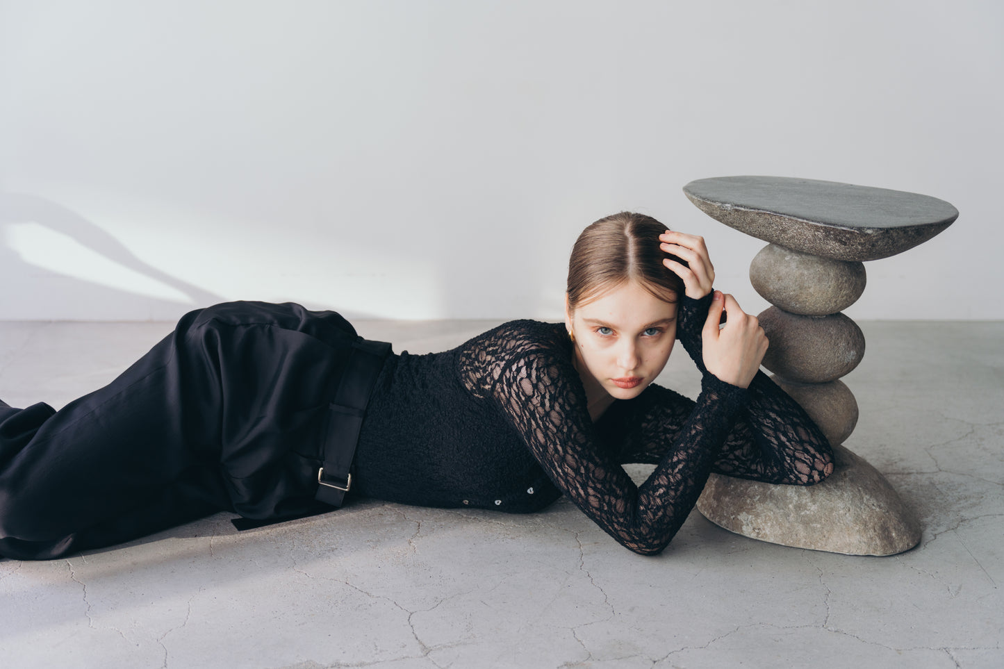Lace body suit - Black