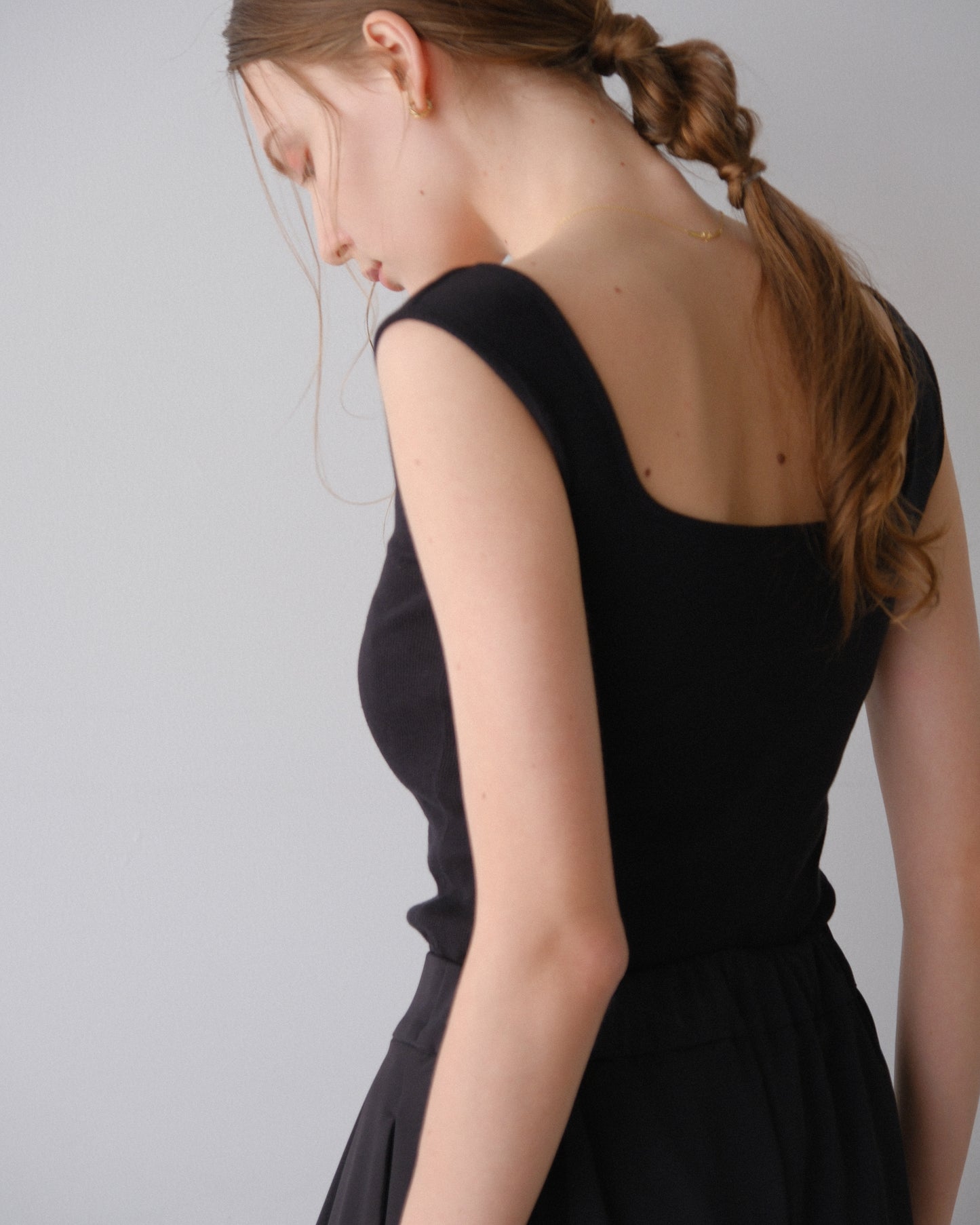 2way Thank top - black
