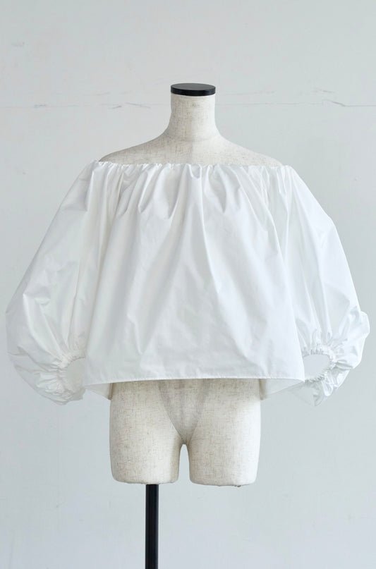 【予約】Otona whip off shoulder(white)