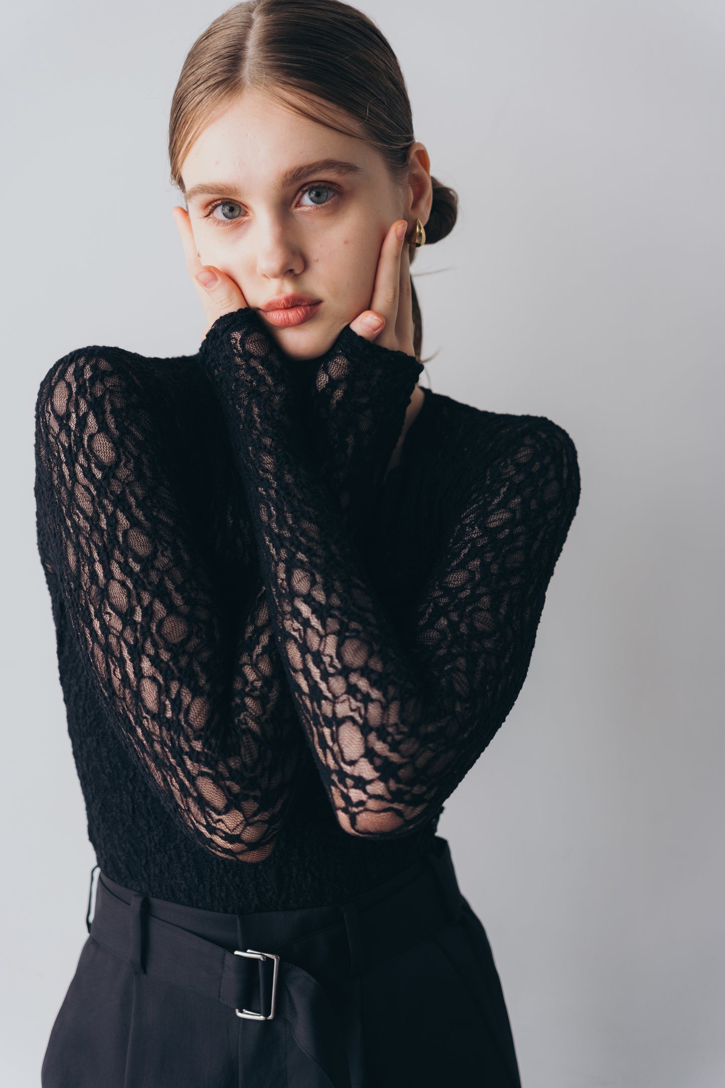 Lace body suit - Black