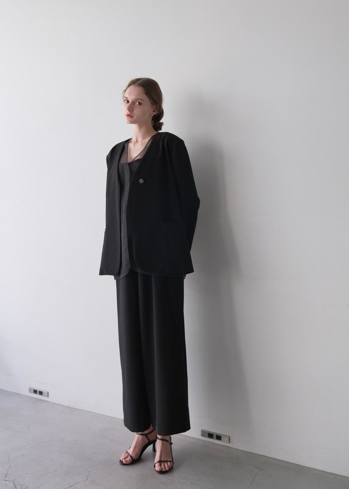 (即納)Lady organdy layered jacket