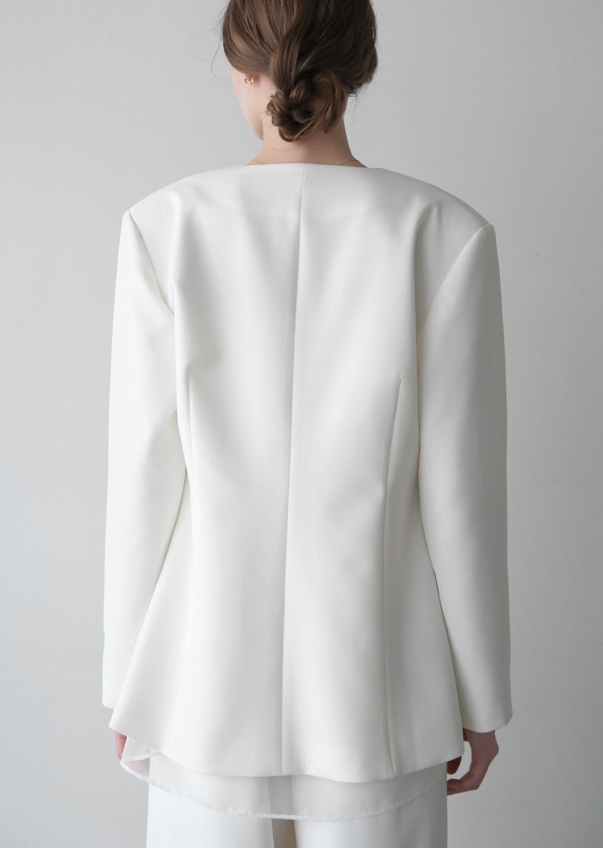 (即納)Lady organdy layered jacket