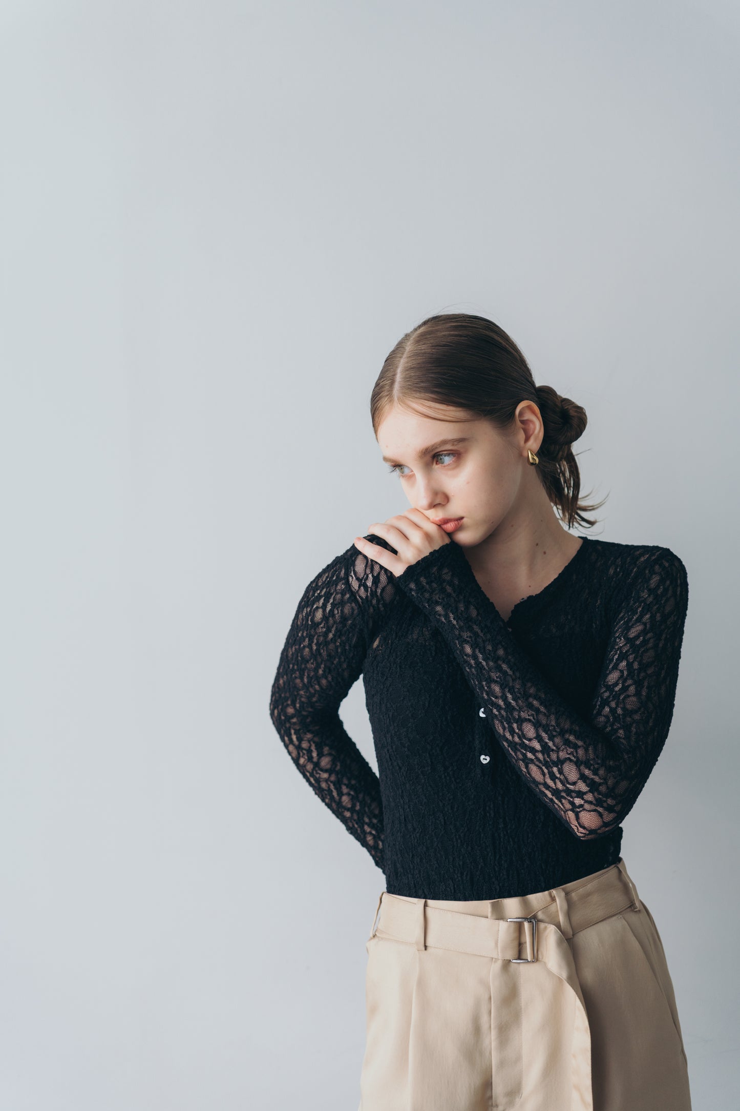 Lace body suit - Black