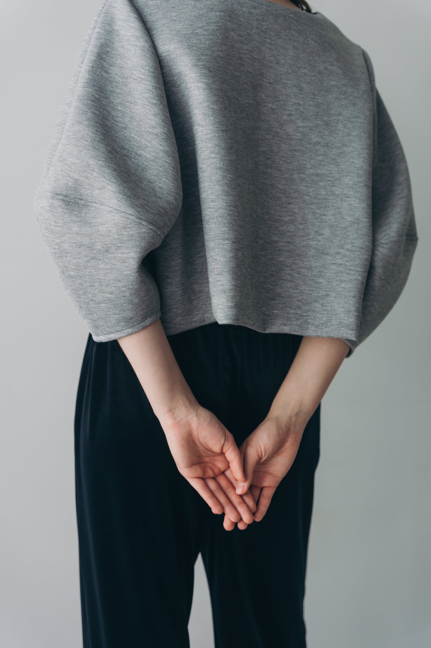 Lady puff tops - Gray