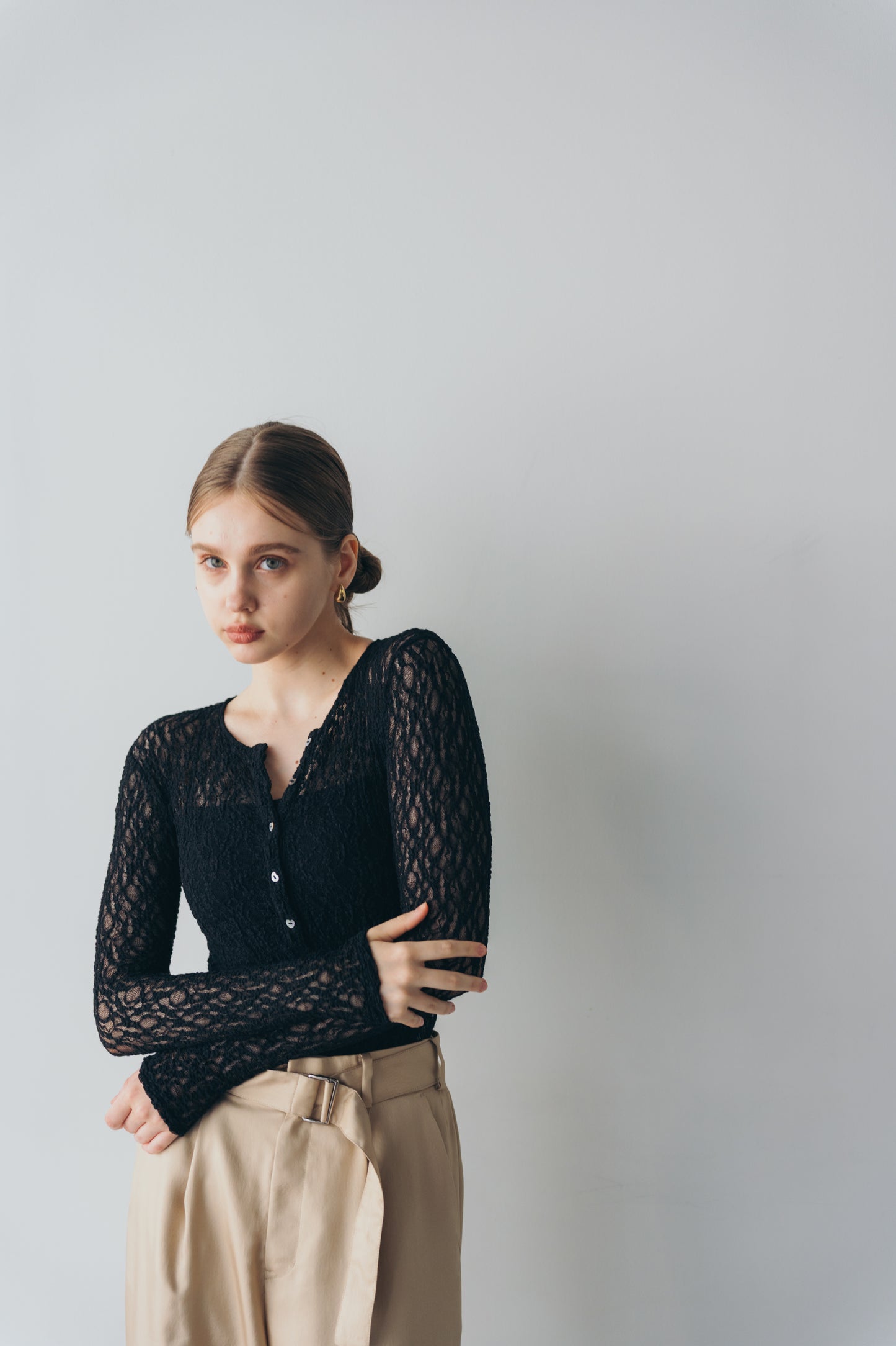 Lace body suit - Black