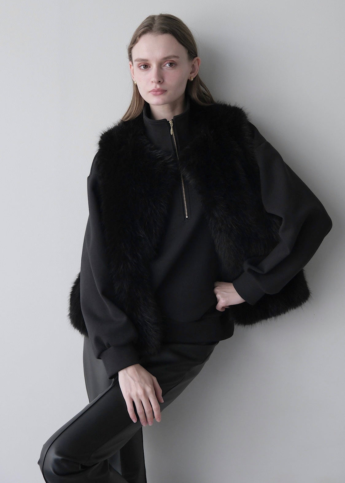 Eco fur vest