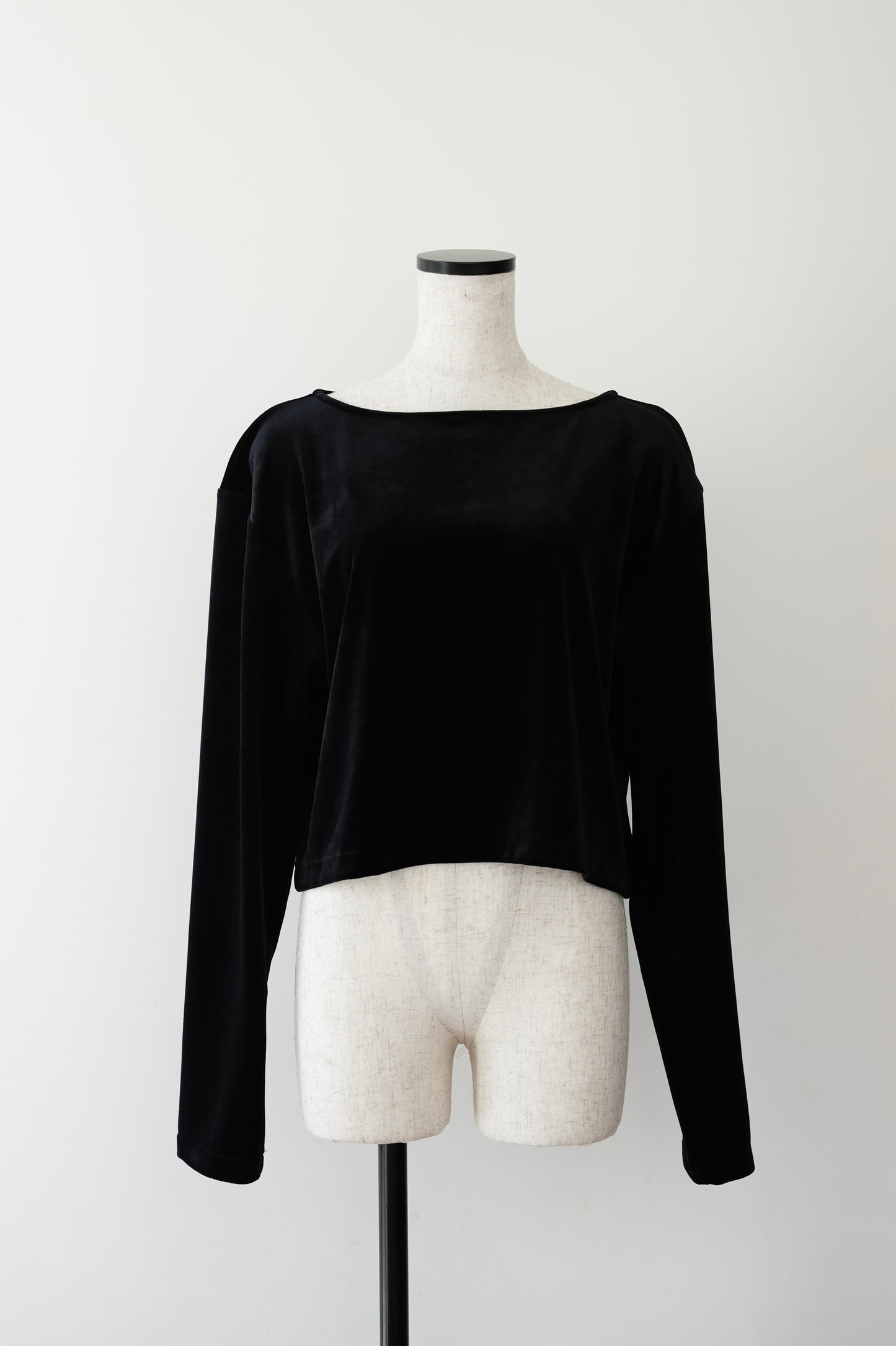 【予約】Konare velour tops (Black)